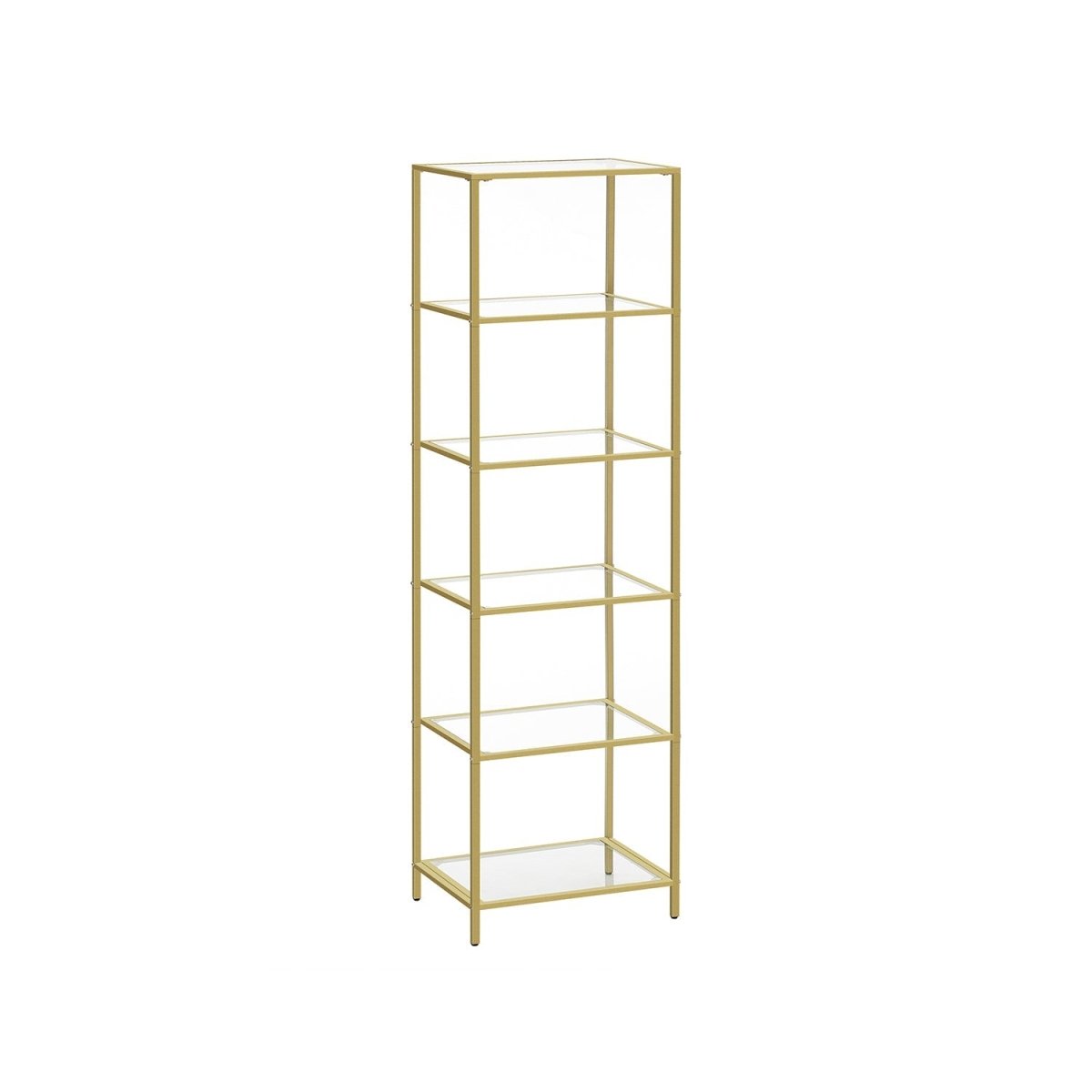 Glazen Hoekkast met 5 of 6 Niveaus – Stijlvol & Ruimtebesparend - De Vries Meubels