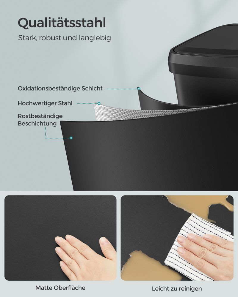 Grote Prullenbak 68 Liter - Afvalbak - Pedaalemmer - De Vries Meubels