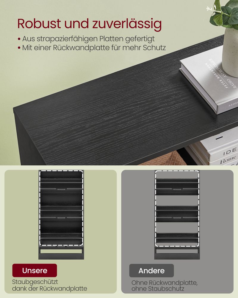 Hoge en veelzijdige schoenenkast met stijlvol design - De Vries Meubels