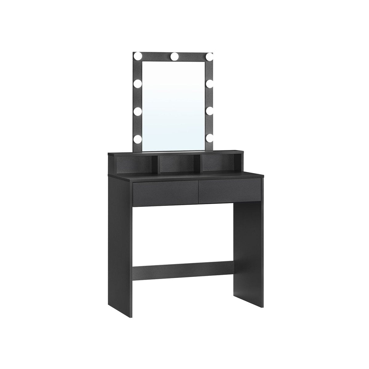 Kaptafel met Verlichting - Make - up tafel - Kaptafel met Lade en Spiegel - De Vries Meubels