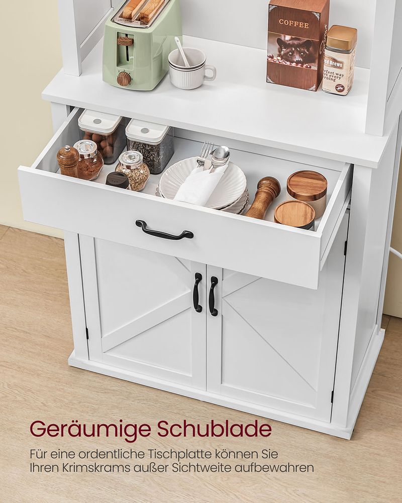 Keukenkast met Verlichting en Stopcontact - De Vries Meubels