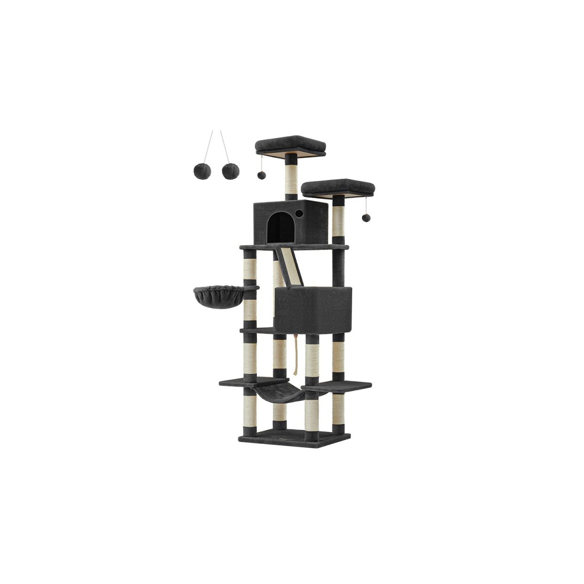 Krabpaal 206 cm - De Ultieme Speel - en Rustplek voor Jouw Kat - De Vries Meubels