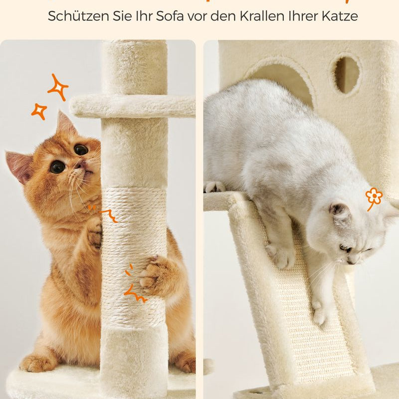 Krabpaal 206 cm - De Ultieme Speel - en Rustplek voor Jouw Kat - De Vries Meubels