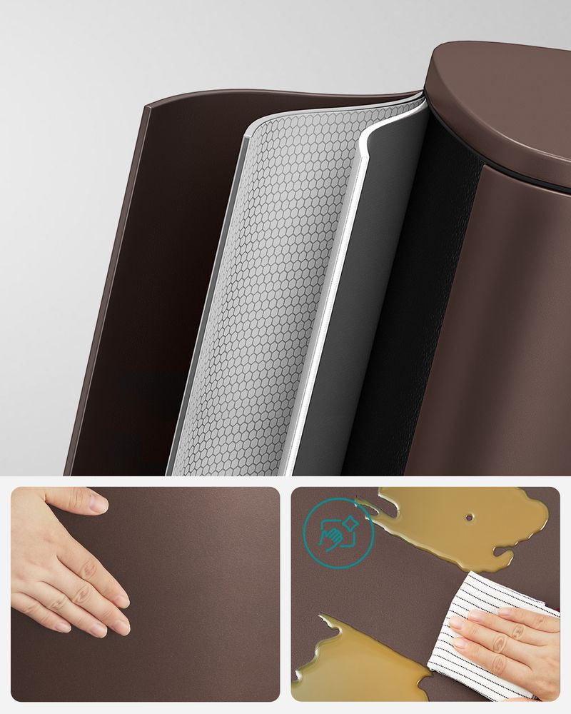 Moderne Pedaalemmer - 50 Liter - Prullenbak - De Vries Meubels