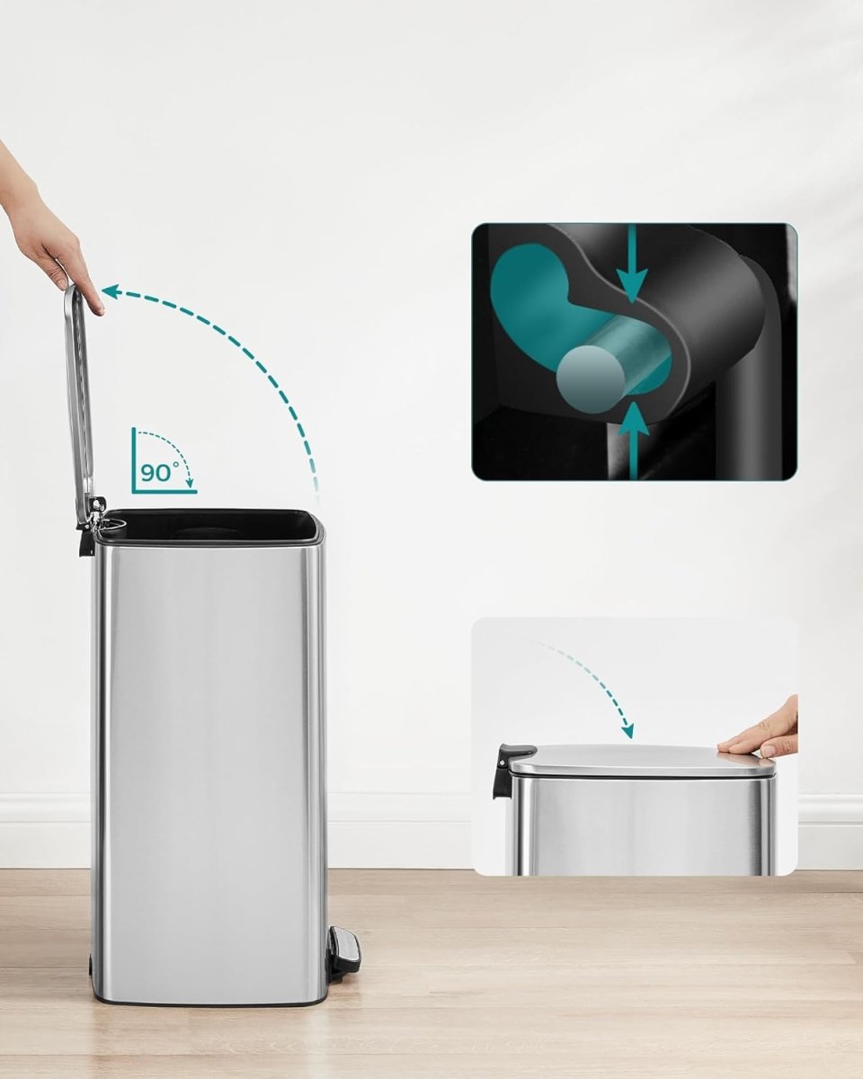 Pedaalemmer 20 of 30L - Stijlvol - Soft - close - De Vries Meubels