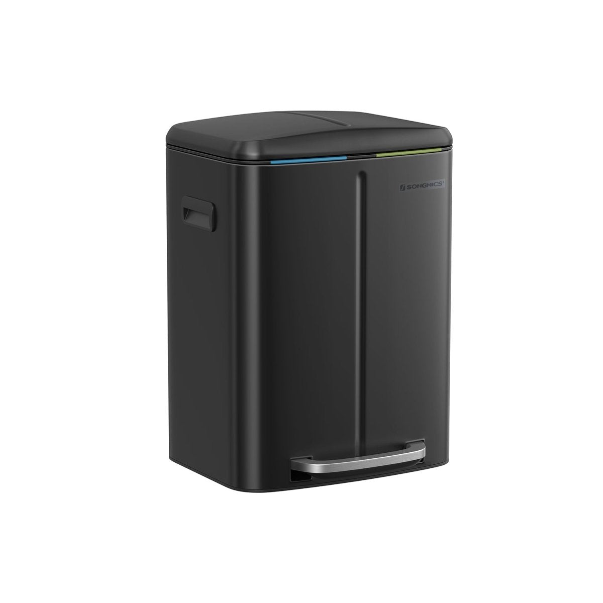 Pedaalemmer 40L - Met 2 Binnenemmers - Afvalscheiding - De Vries Meubels