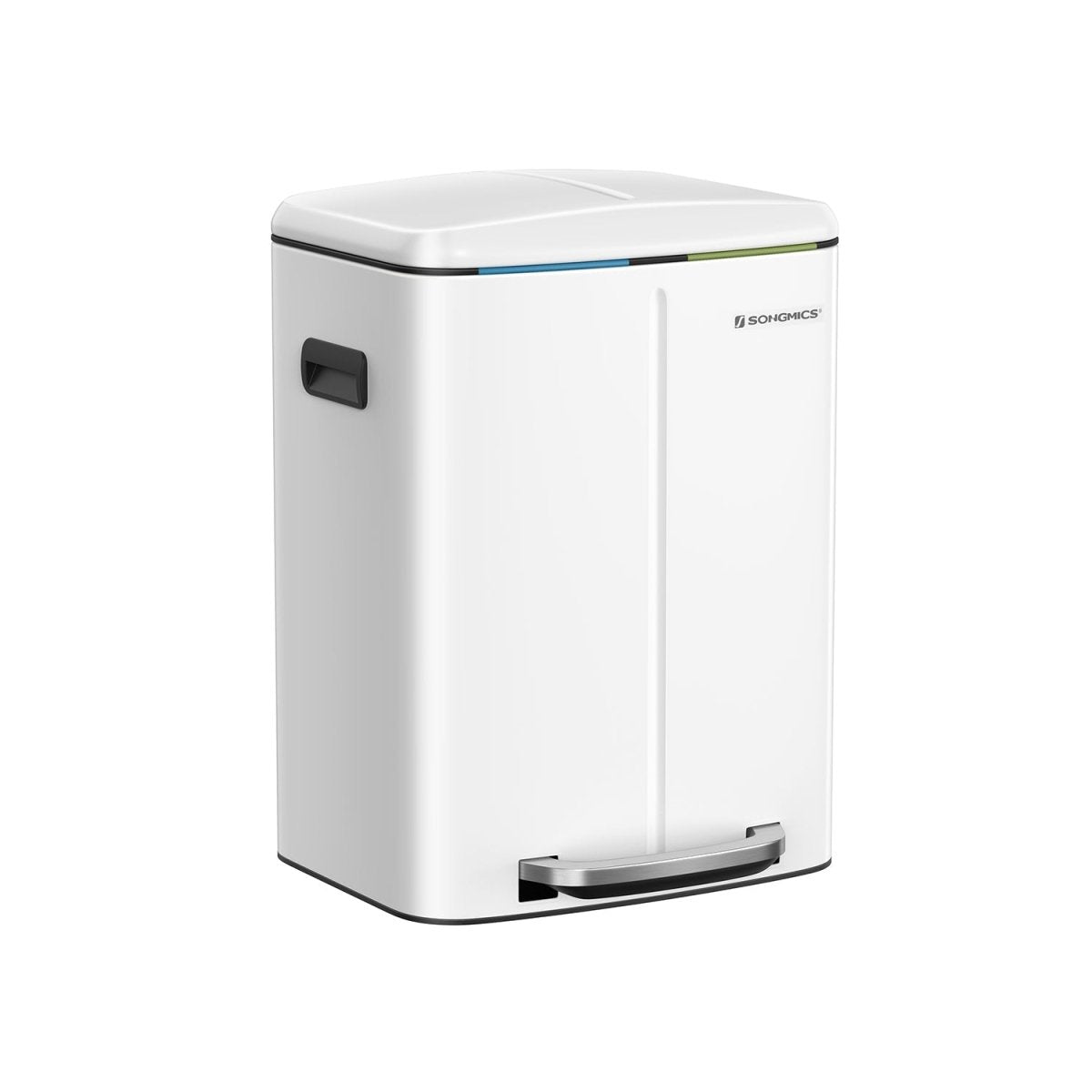 Pedaalemmer 40L - Met 2 Binnenemmers - Afvalscheiding - De Vries Meubels