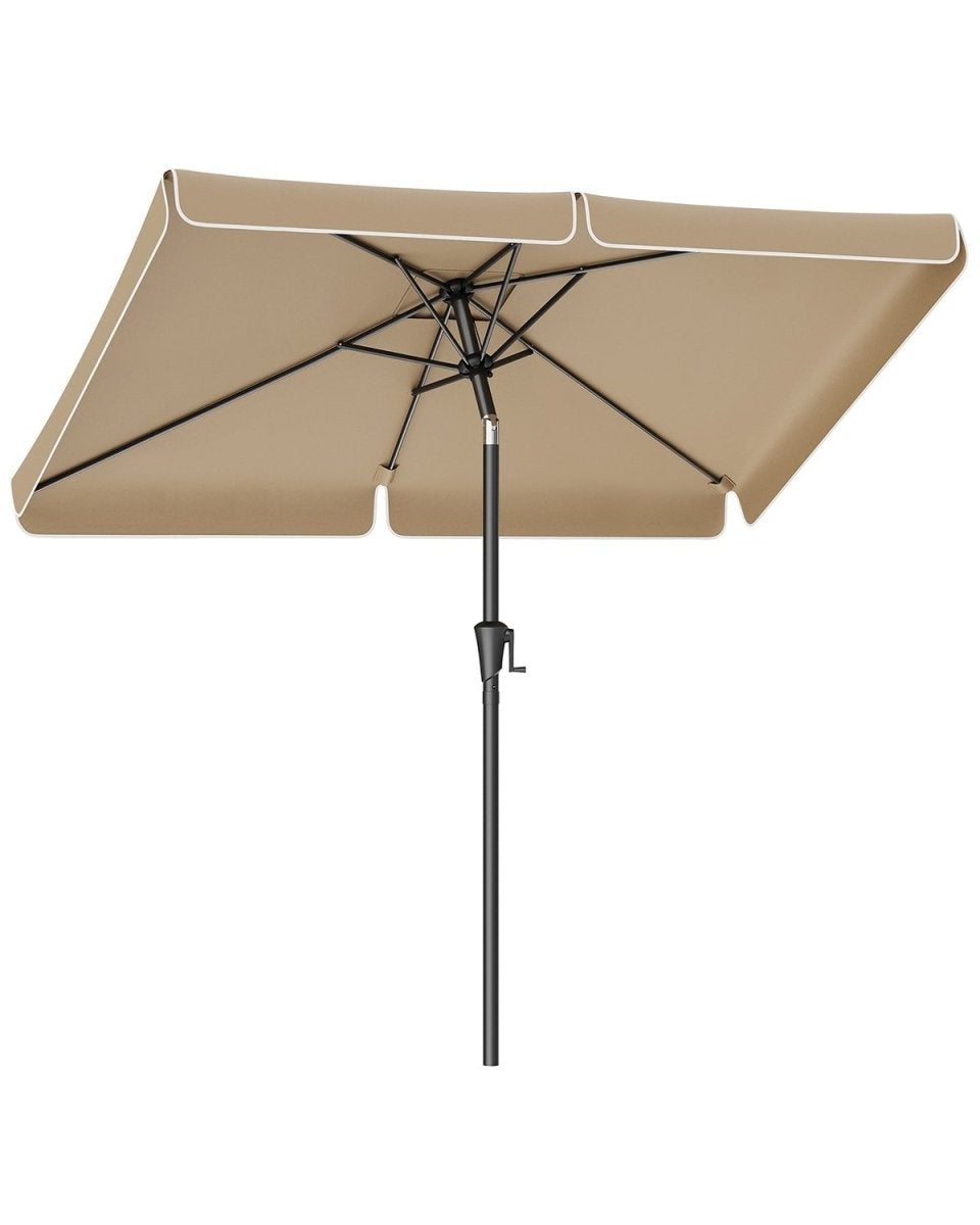 Rechthoekige Parasol - Balkon Parasol met Kantelfunctie - UV - bescherming - De Vries Meubels