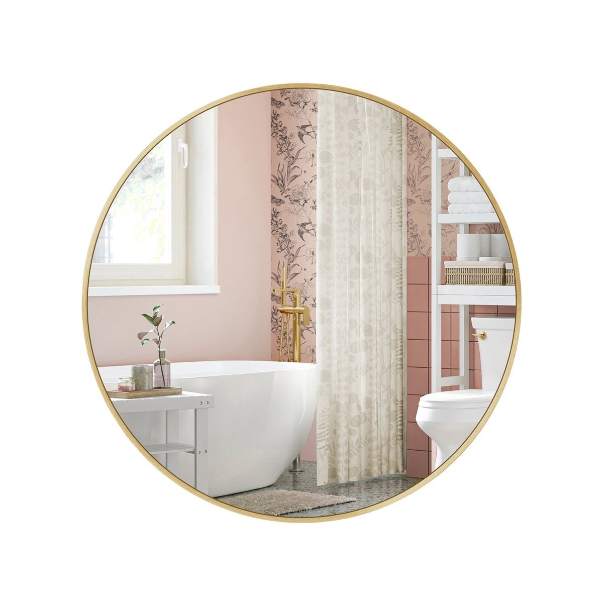 Ronde Wandspiegel - Goud of Zwart - De Vries Meubels