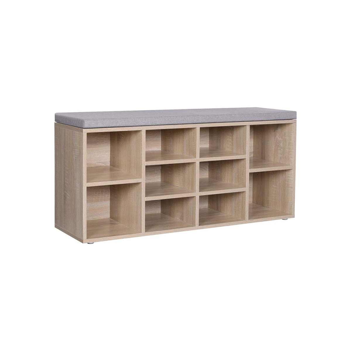 Schoenenbank met Opbergruimte - Schoenenrek met 10 Vakken - De Vries Meubels