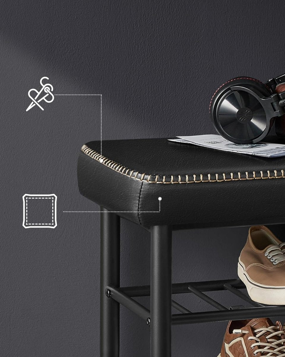 Schoenenbank - Schoenenopslag - Bank met Schoenenplanken - De Vries Meubels