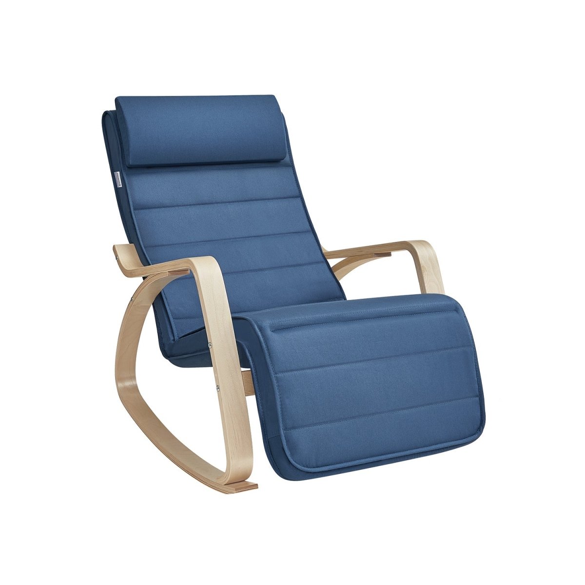 Schommelstoel met Verstelbare Voetensteun - Zitstoel Draagvermogen tot 150 kg - De Vries Meubels