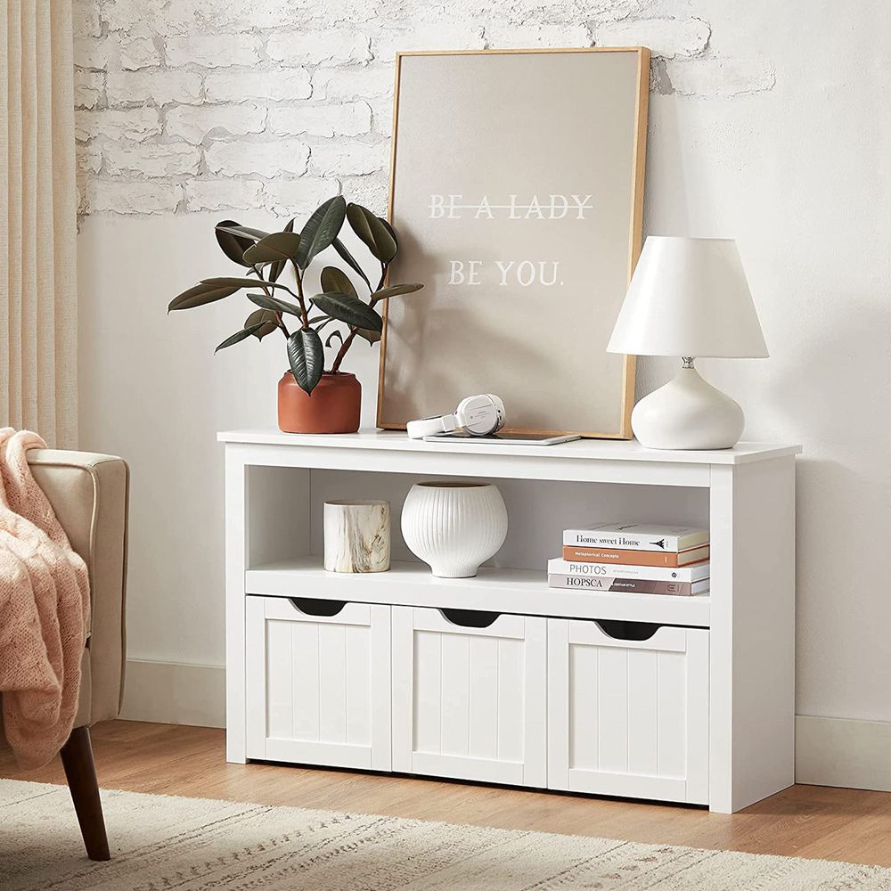 Speelgoedkast met 3 opbergbakken - stijlvol en praktisch - Kinderkamer - De Vries Meubels