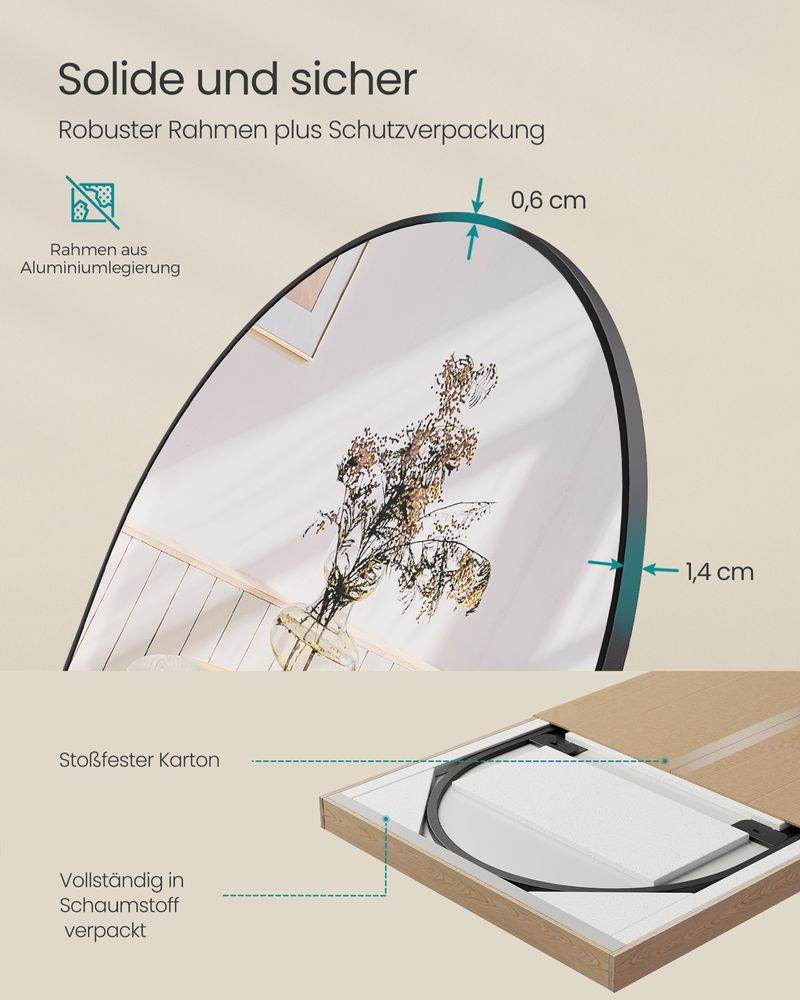 Stijlvolle Passpiegel - Veelzijdig en Veilig - De Vries Meubels