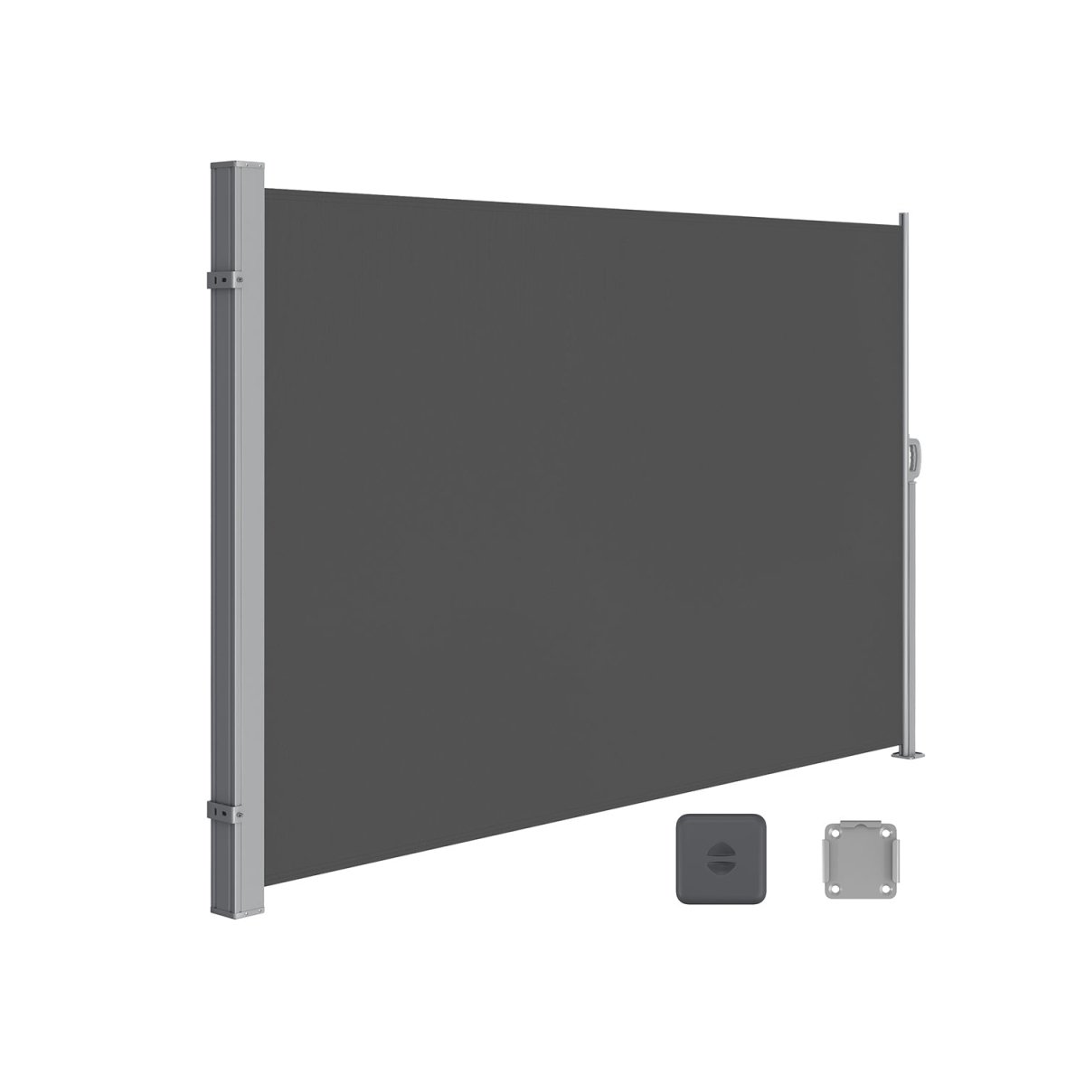 Uitschuifbaar Tuinscherm - Windscherm - Zonnescherm 160 cm hoog - De Vries Meubels