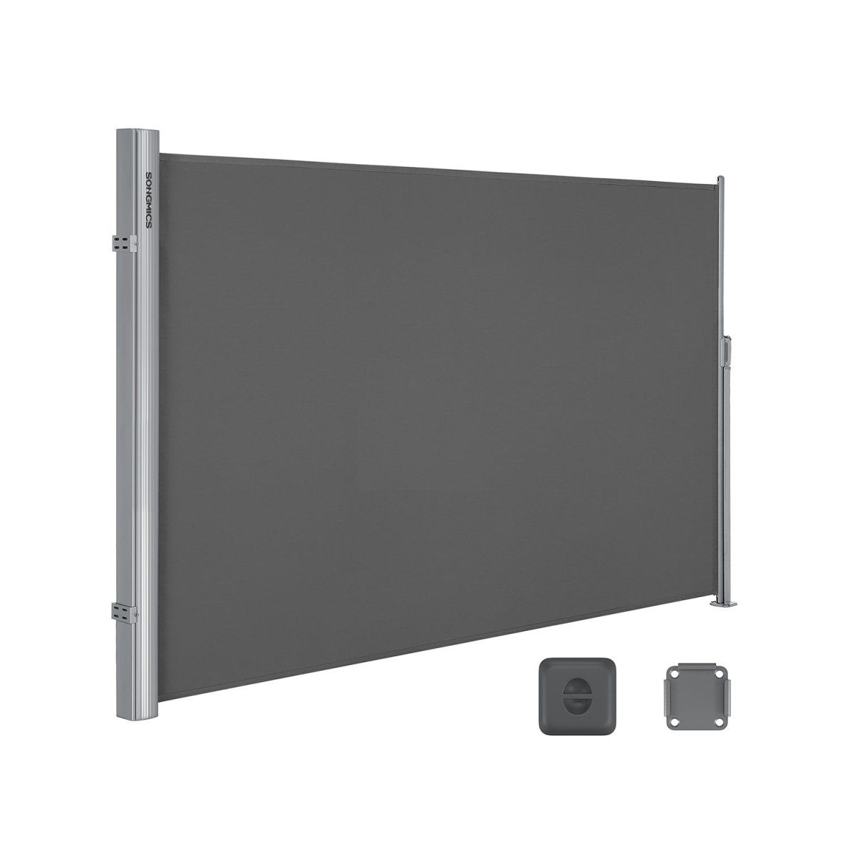 Uitschuifbaar Zijluifel - Tuinscherm - Balkonscherm - 200 x (300 - 350) cm - De Vries Meubels