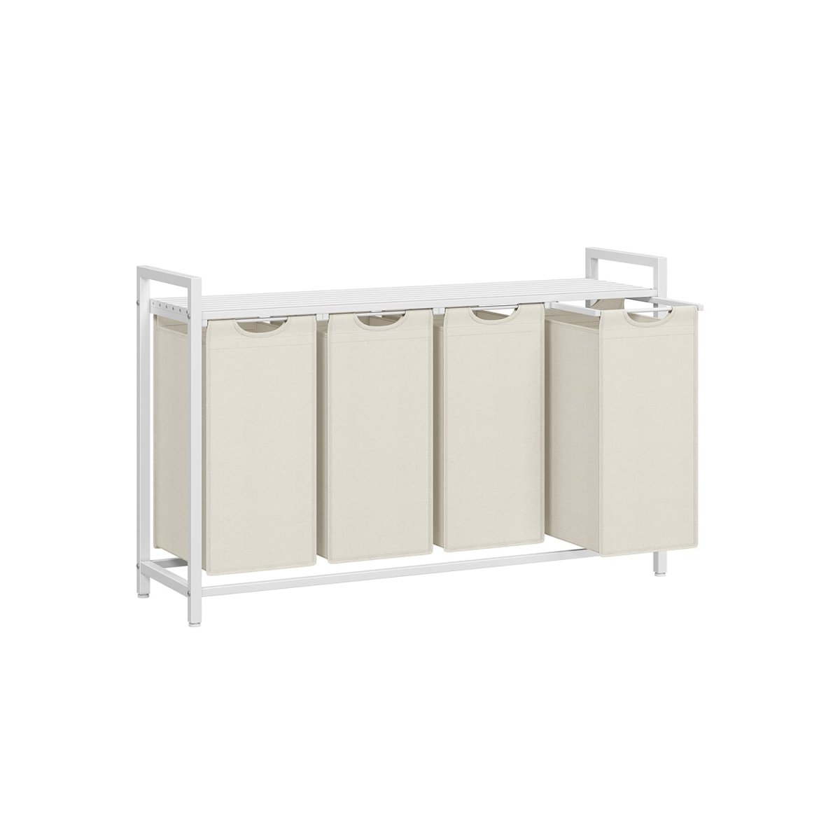 Wassorteerder met Handige Wasmanden - Wastrolley met Opbergrek - Praktische Organizer voor de Wasruimte - De Vries Meubels