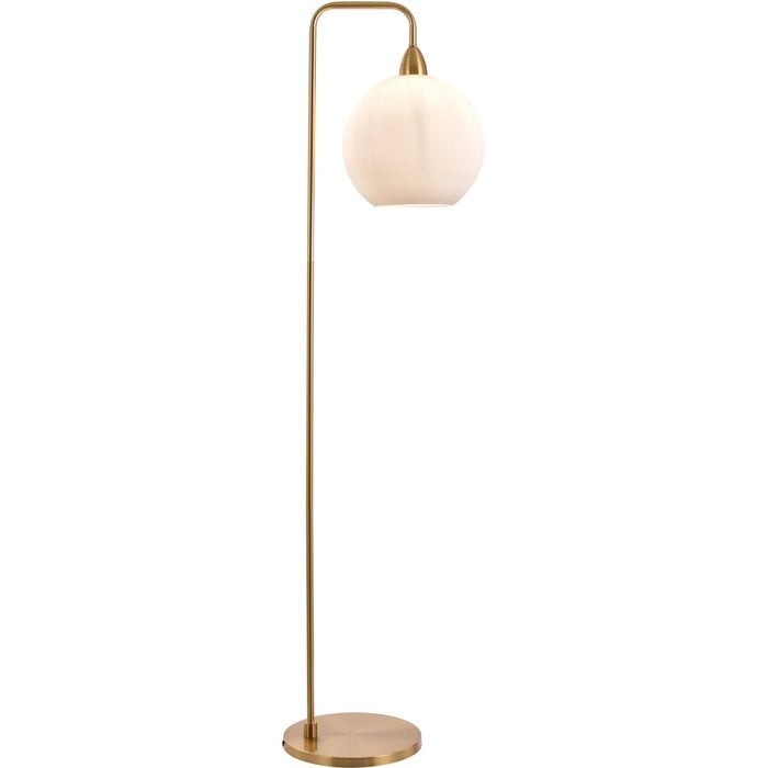 Xandy White Gold Vloerlamp - Elegante Blikvanger - De Vries Meubels