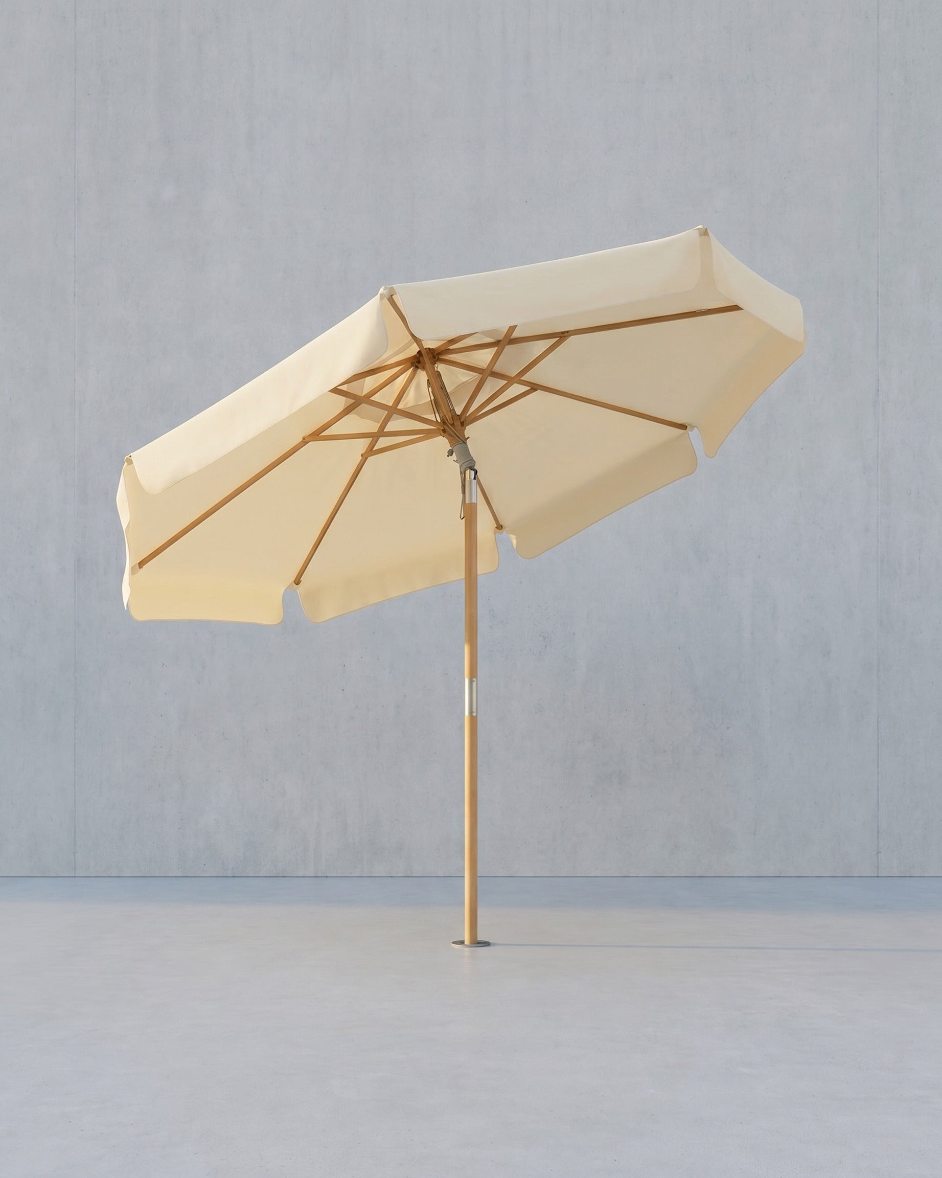 Neigbarer Sonnenschirm – Garten – 300 oder 270 cm – Beige