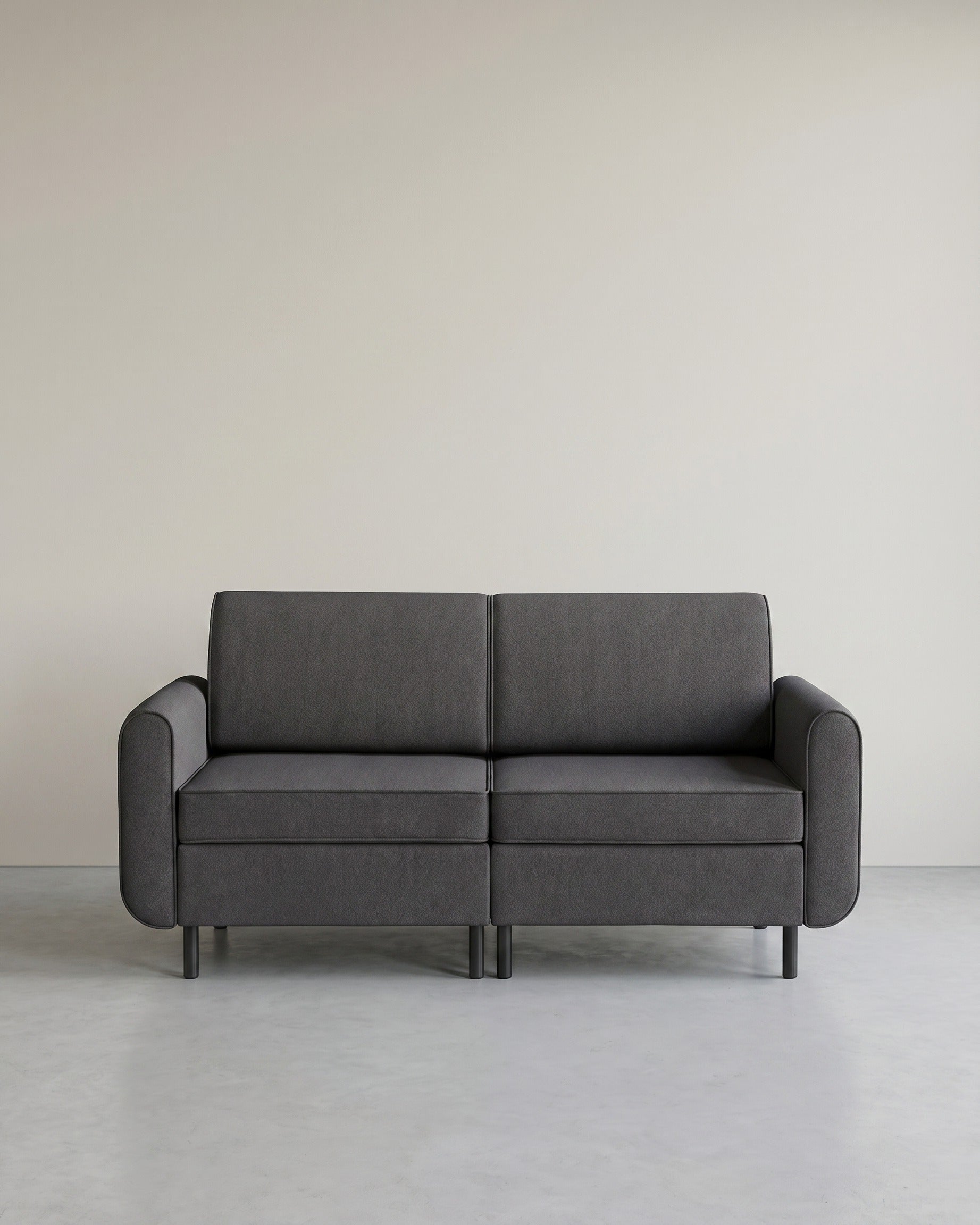 Modulares Sofa – Bouclé-Sofa-Set – verstellbar – 2 Module