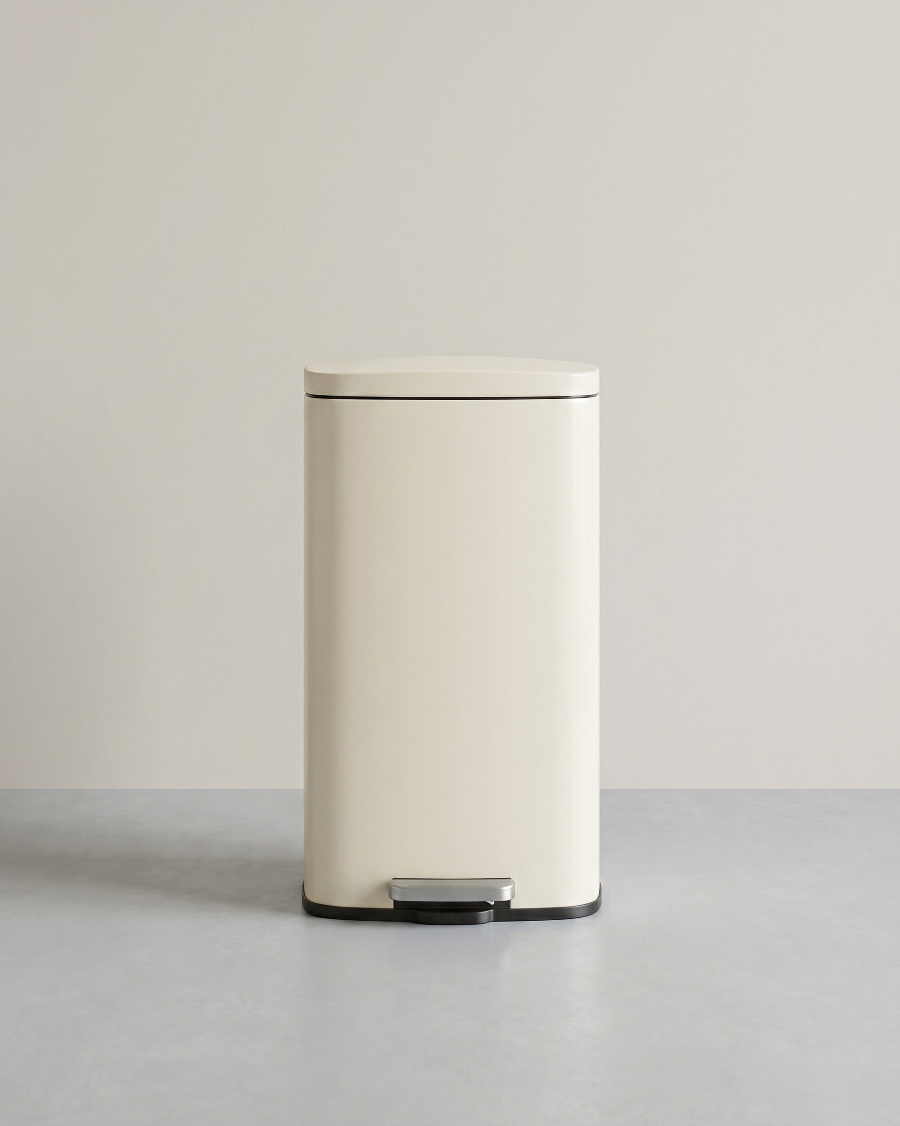 Kompakter Abfalleimer - 30 Liter - Abfalleimer – Beige