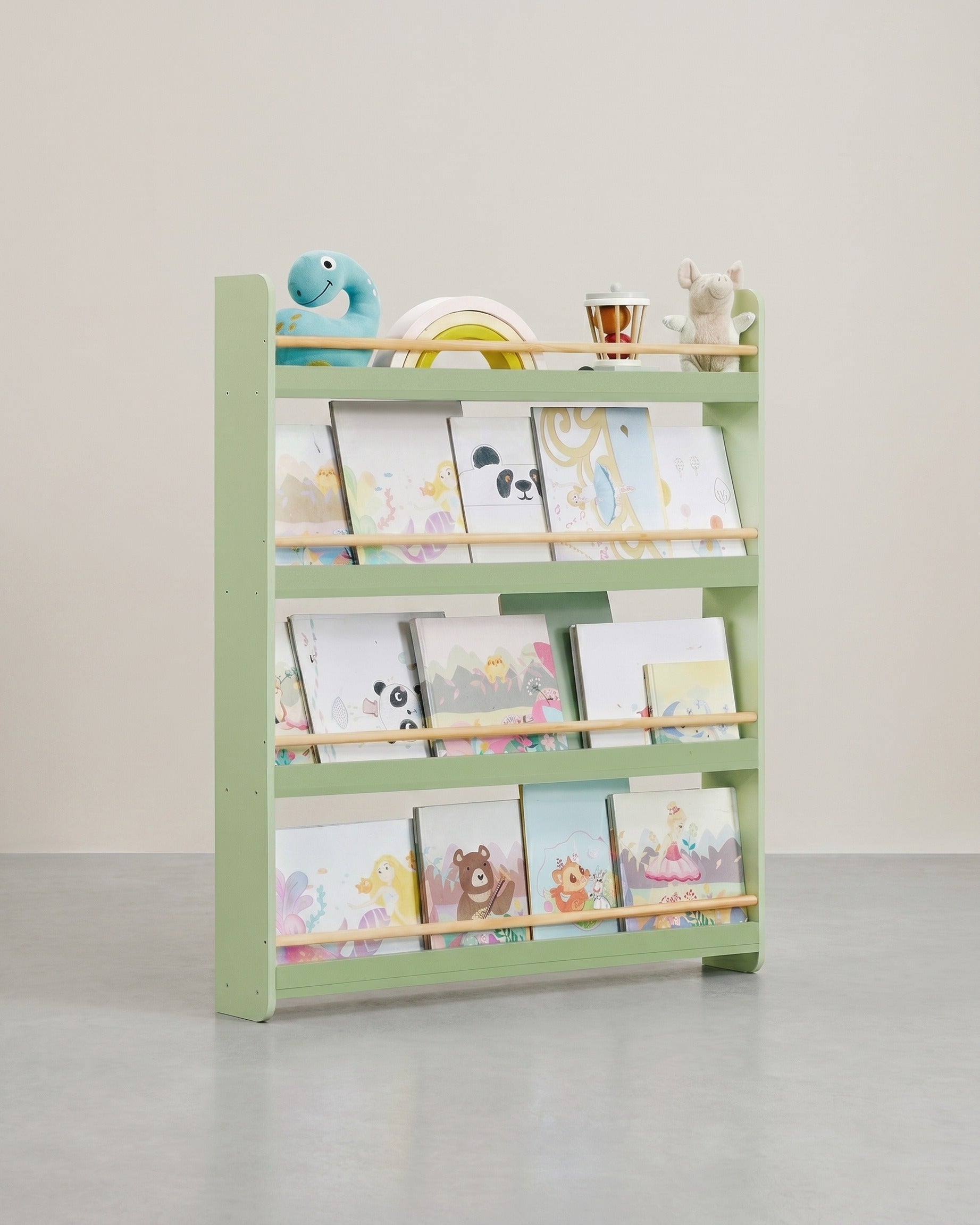 Kinder Bücherregal - 4 Ebenen - Für Kinderzimmer Und Spielzimmer