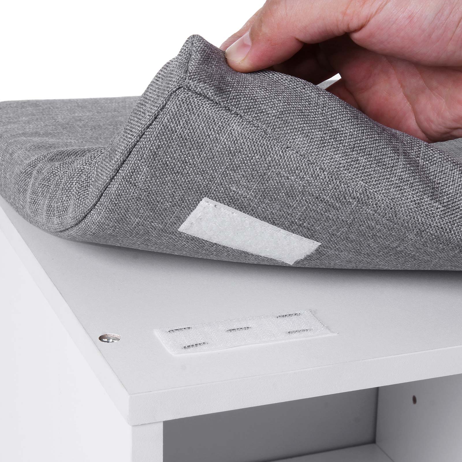Schuhbank mit Stauraum - Schuhregal mit 10 Fächern