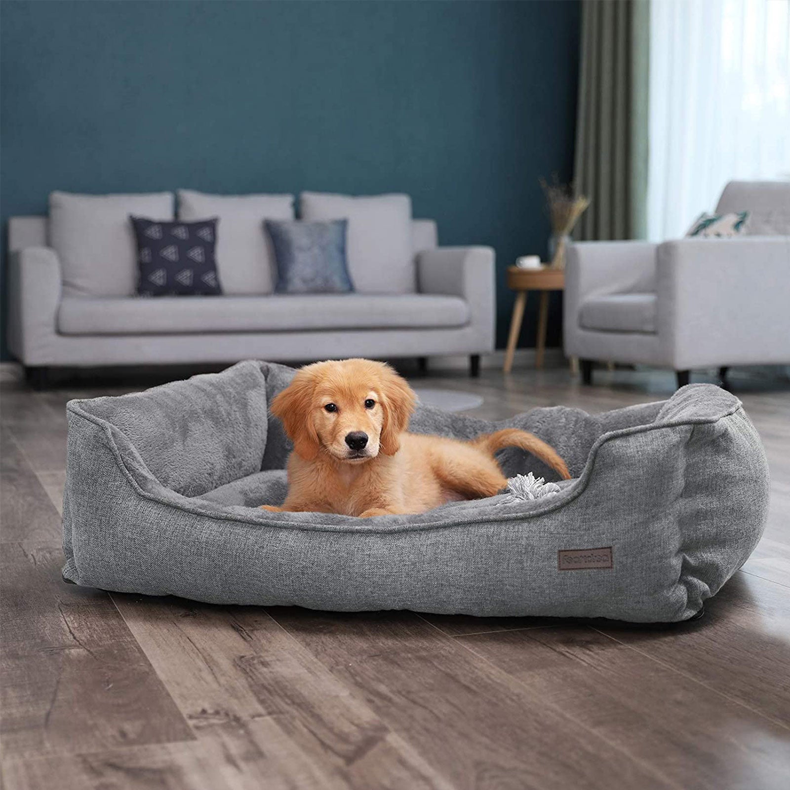XXL Hundebett - Orthopädisches Hundesofa - Abnehmbarer Bezug & Anti-Rutsch