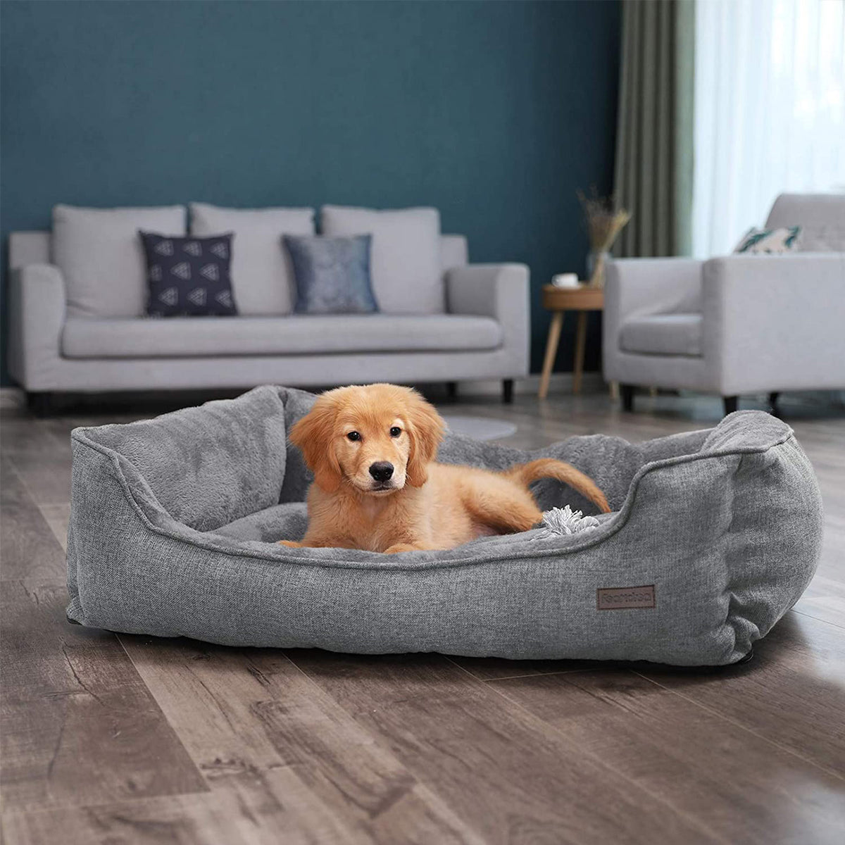 XXL Hundebett - Orthopädisches Hundesofa - Abnehmbarer Bezug & Anti-Rutsch