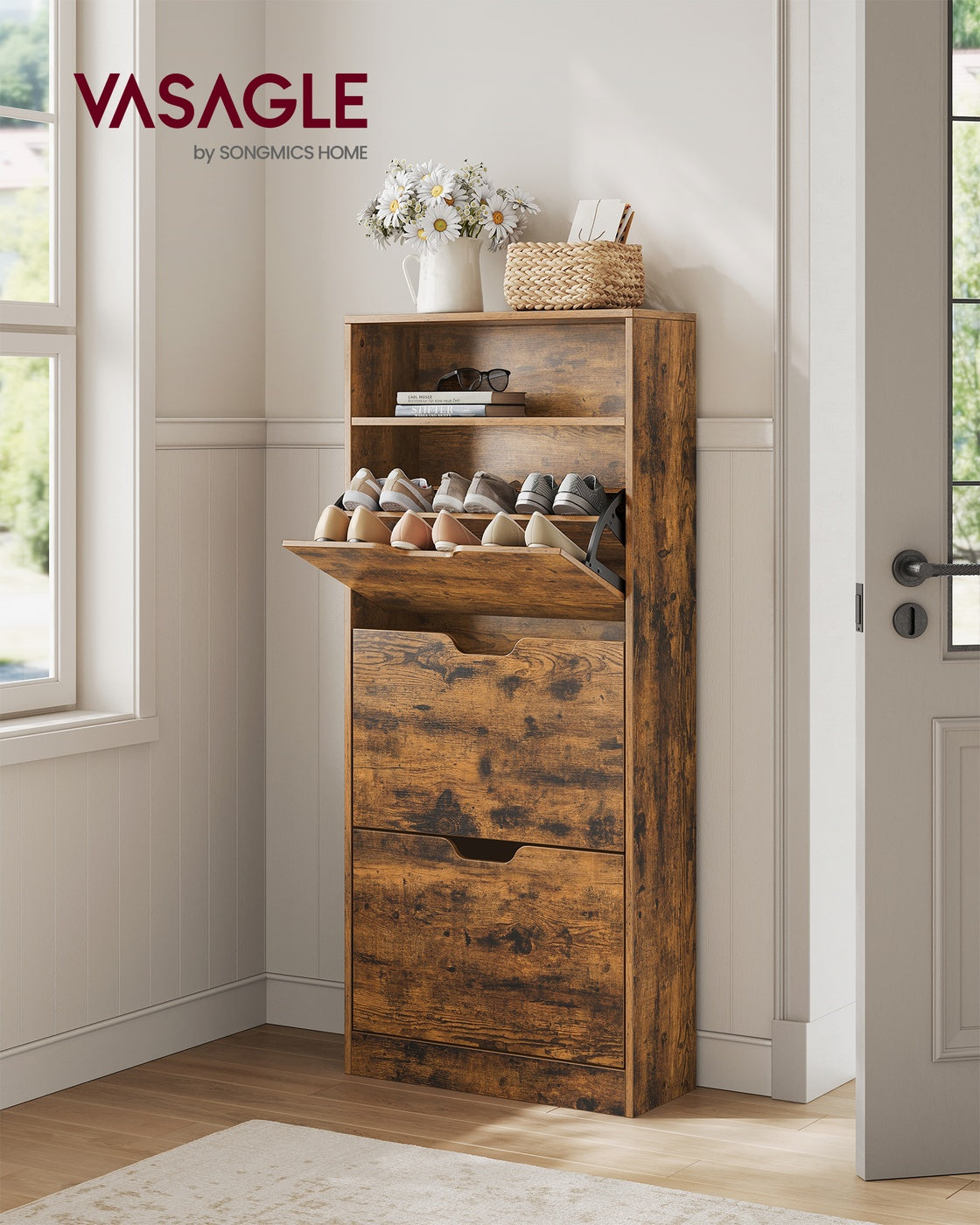 Schuhschrank hoch – vielseitig – stilvolles Design