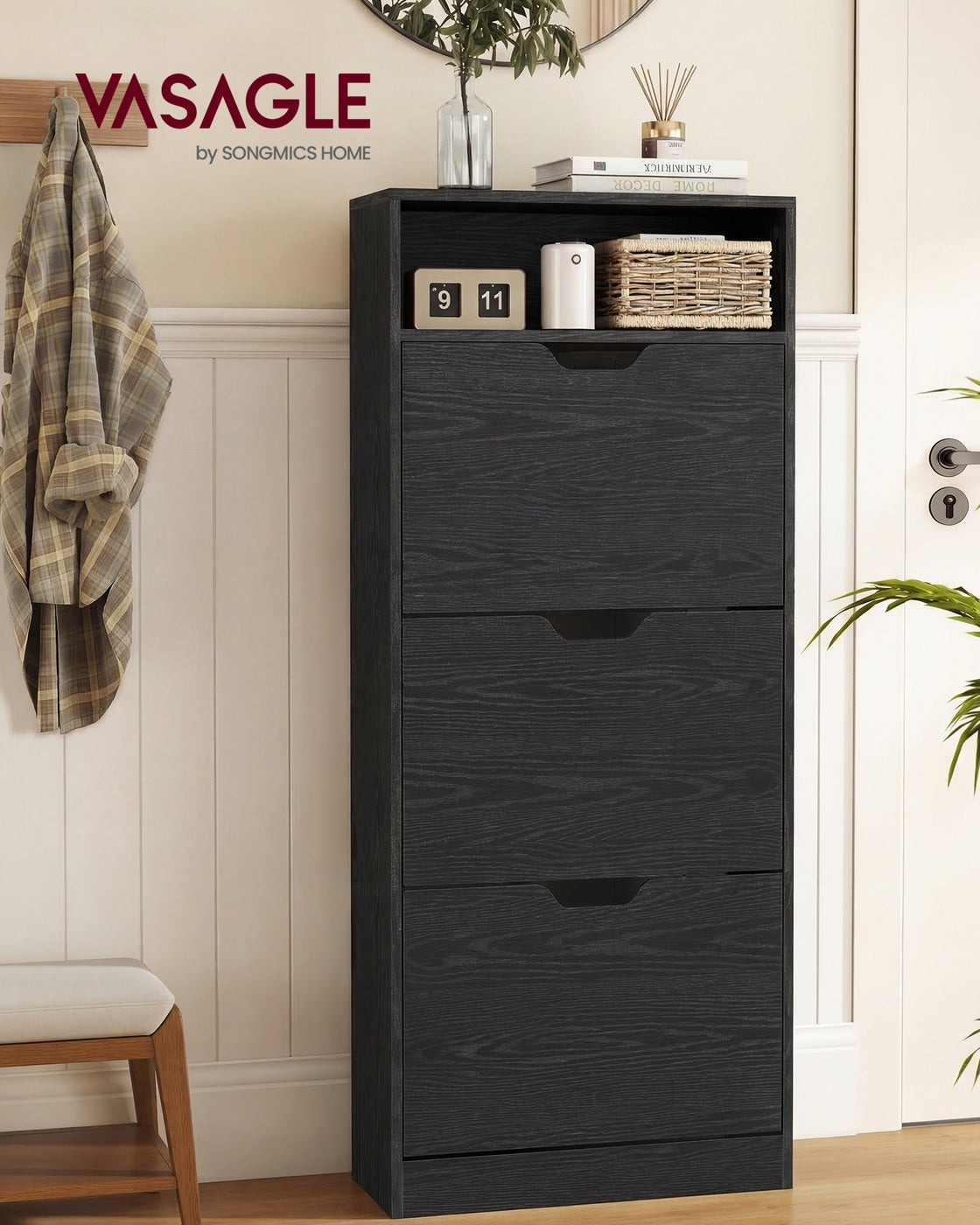Schuhschrank hoch – vielseitig – stilvolles Design