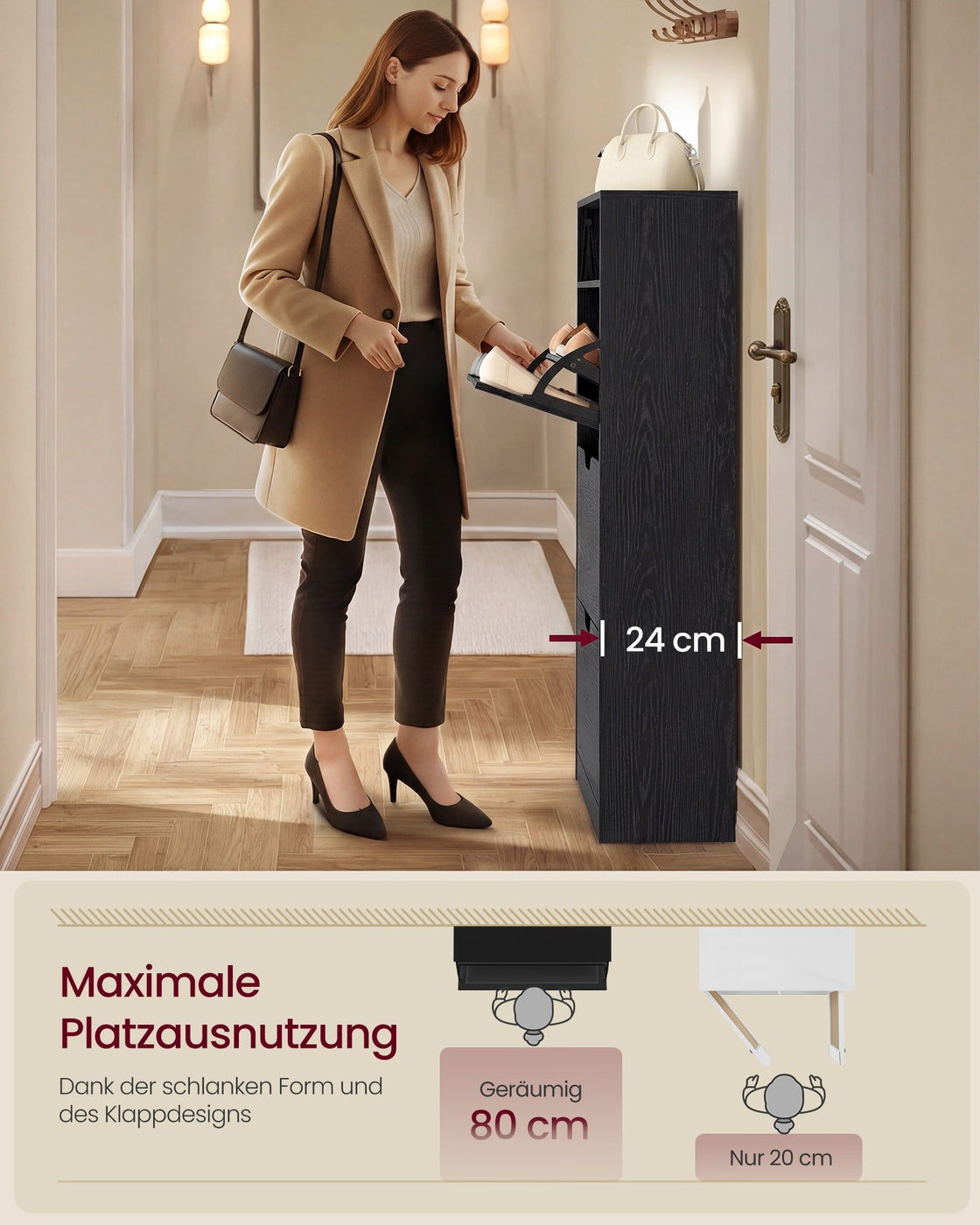 Schuhschrank hoch – vielseitig – stilvolles Design