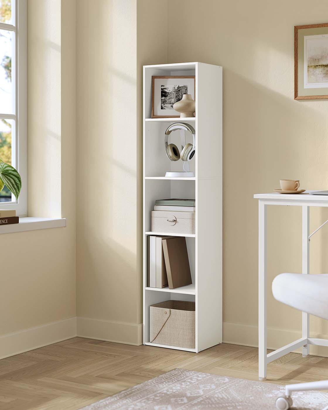 Modernes offenes Bücherregal – Geräumiges, freistehendes Aufbewahrungsregal mit verstellbaren Regalböden und minimalistischem Design