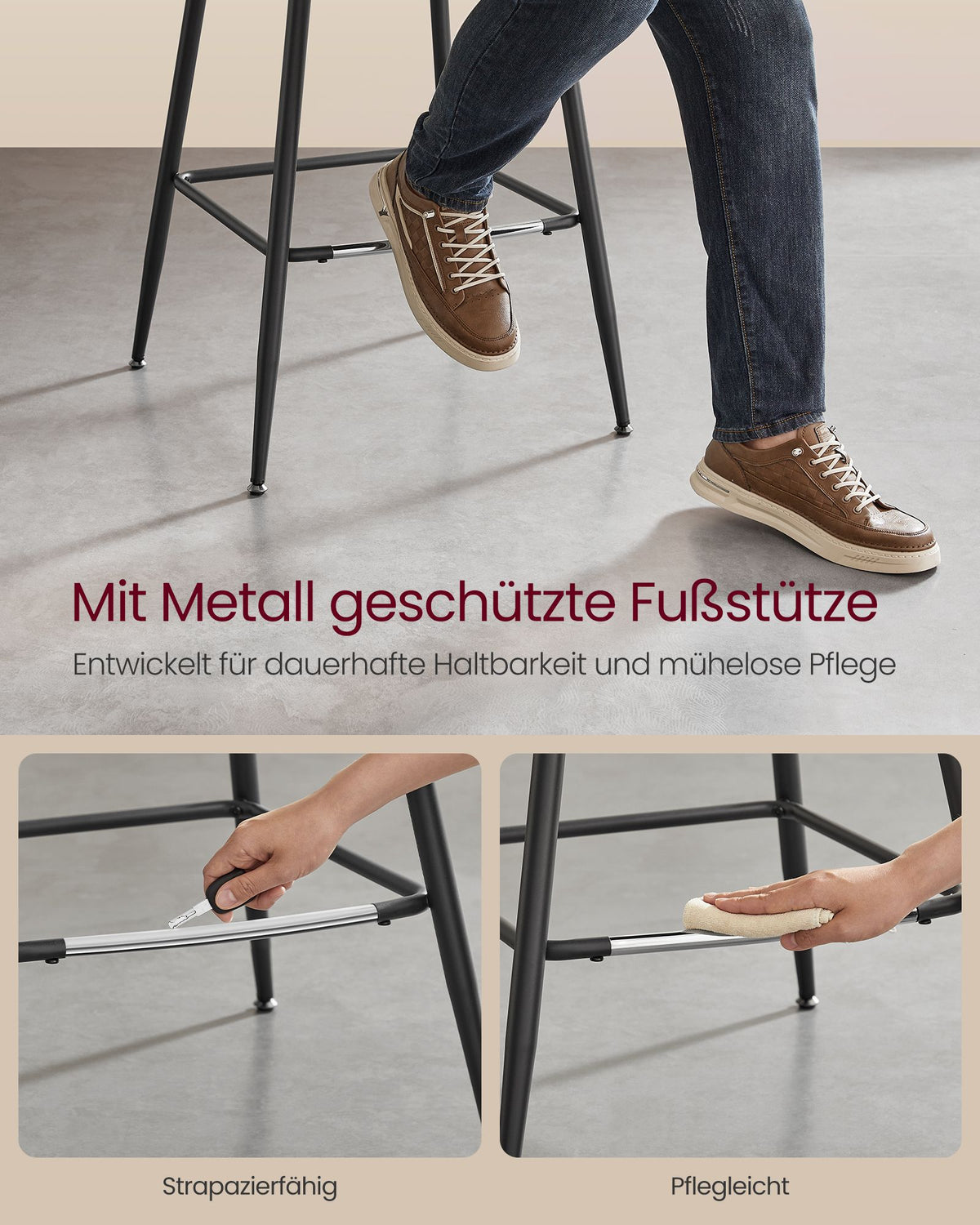 Barhocker 2er Set - Barstühle - Hochstühle