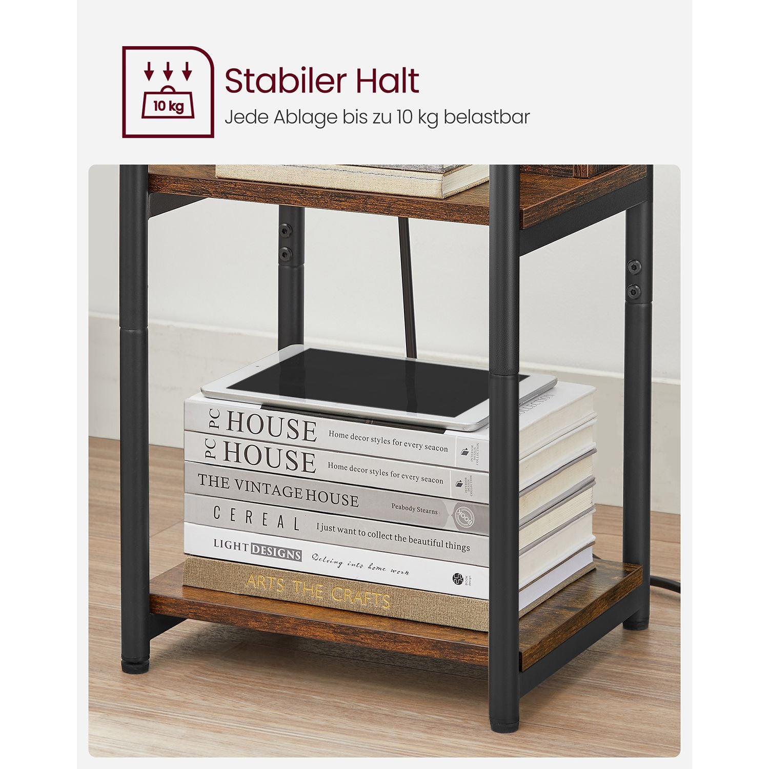 Beistelltisch mit Steckdose – Praktisch und stylisch