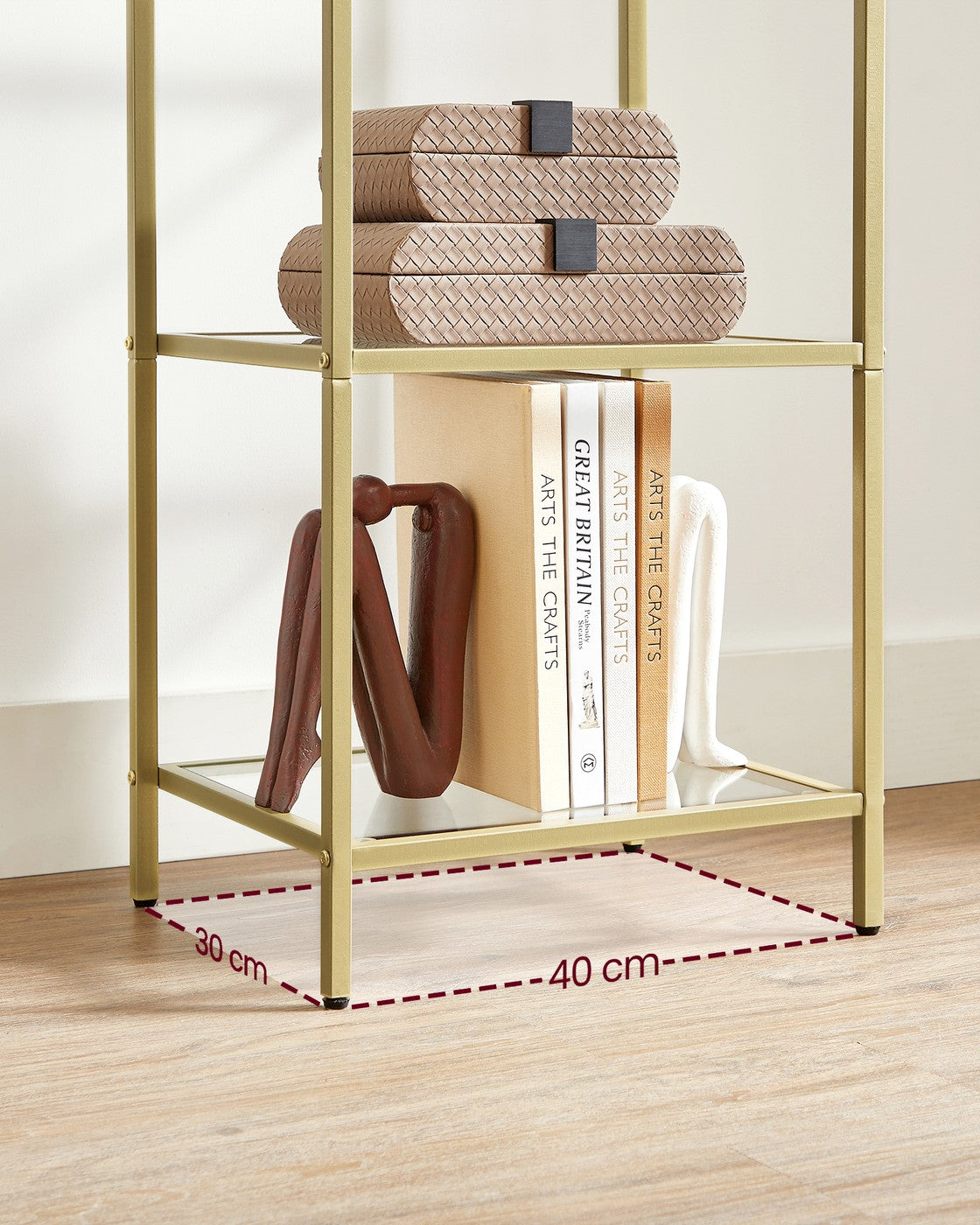 Eckschrank Glas – 5 oder 6 Ebenen – stilvoll & platzsparend