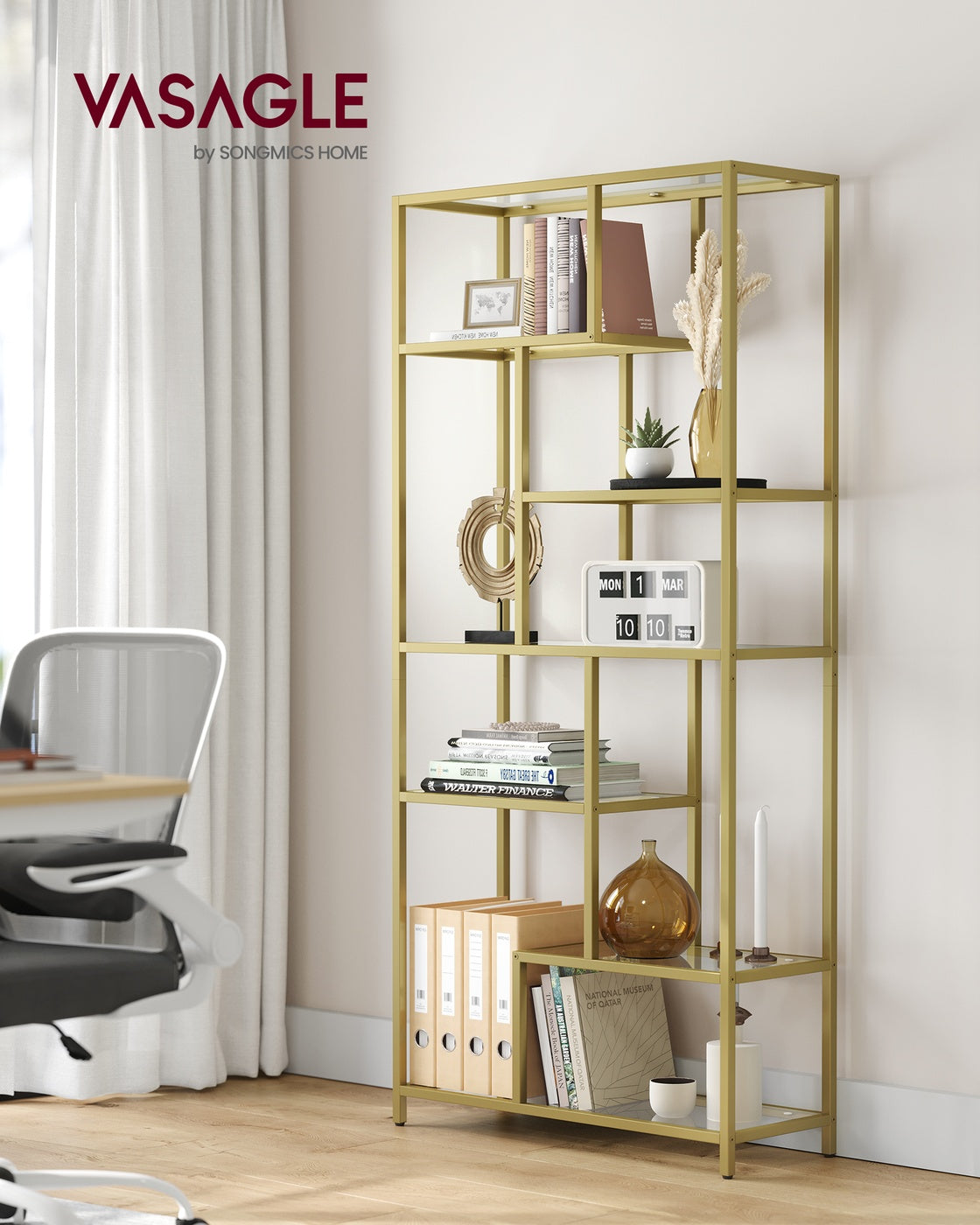 Standschrank 6 Ebenen – modernes Design – stilvoll & funktional