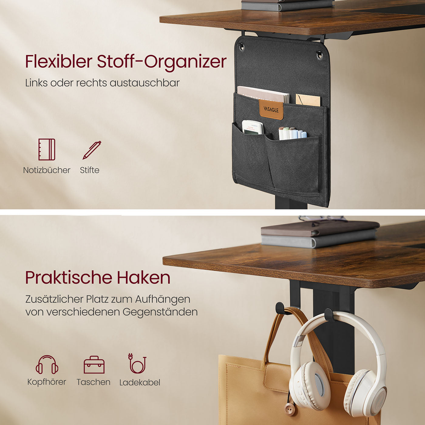 Elektrisch verstellbarer Schreibtisch - Stehpult - Ergonomischer Arbeitsplatz