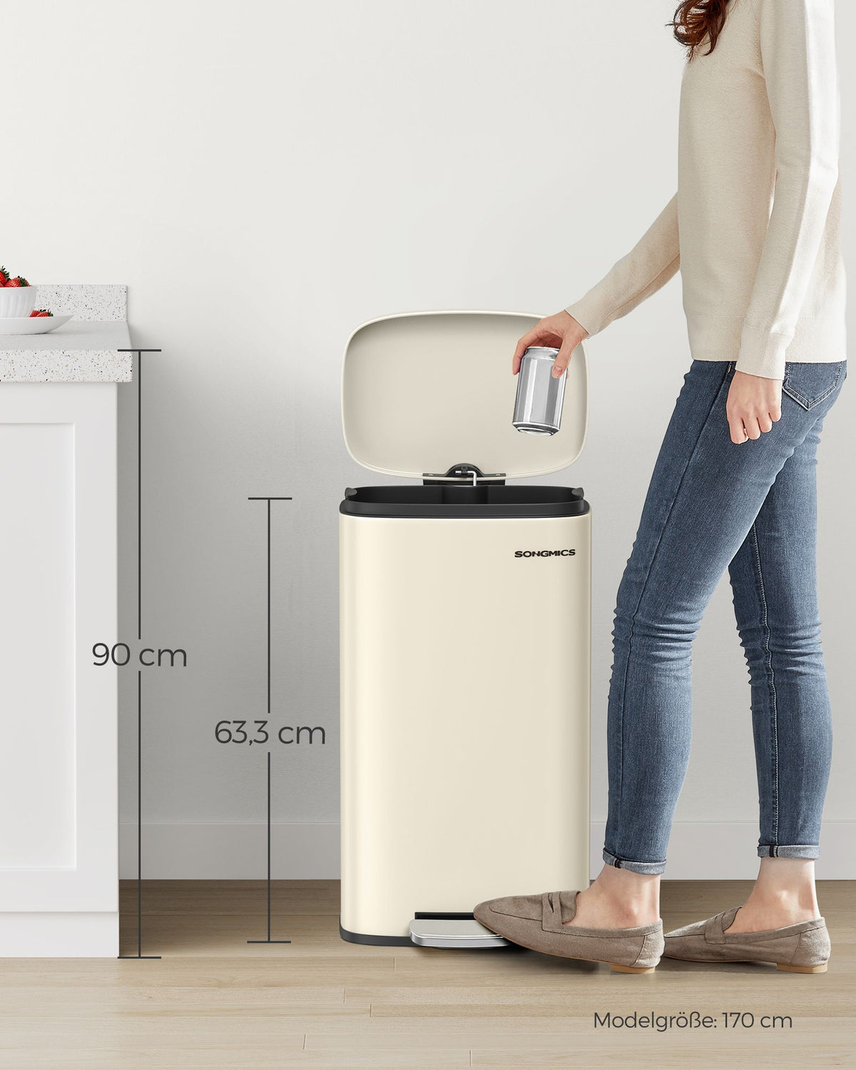 Kompakter Abfalleimer - 30 Liter - Abfalleimer