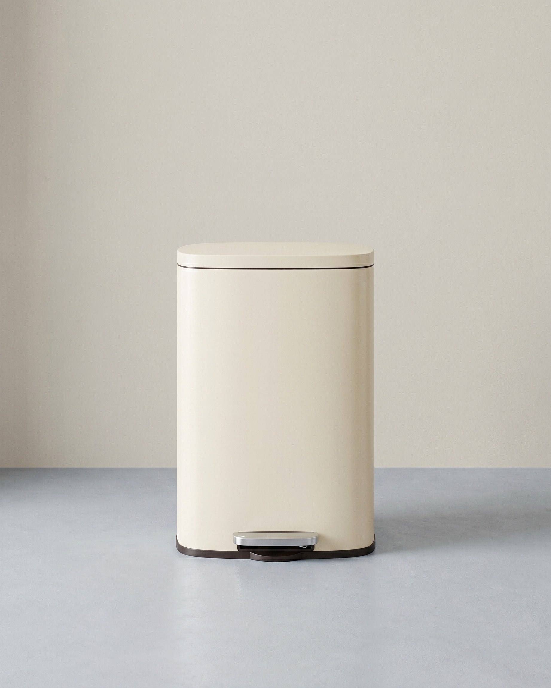 Moderner Treteimer - 50 Liter - Abfalleimer – Beige