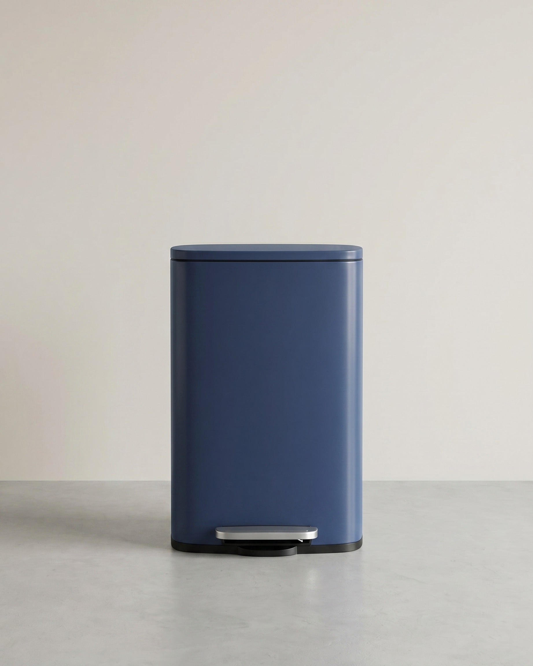 Moderner Treteimer - 50 Liter - Abfalleimer – Blau