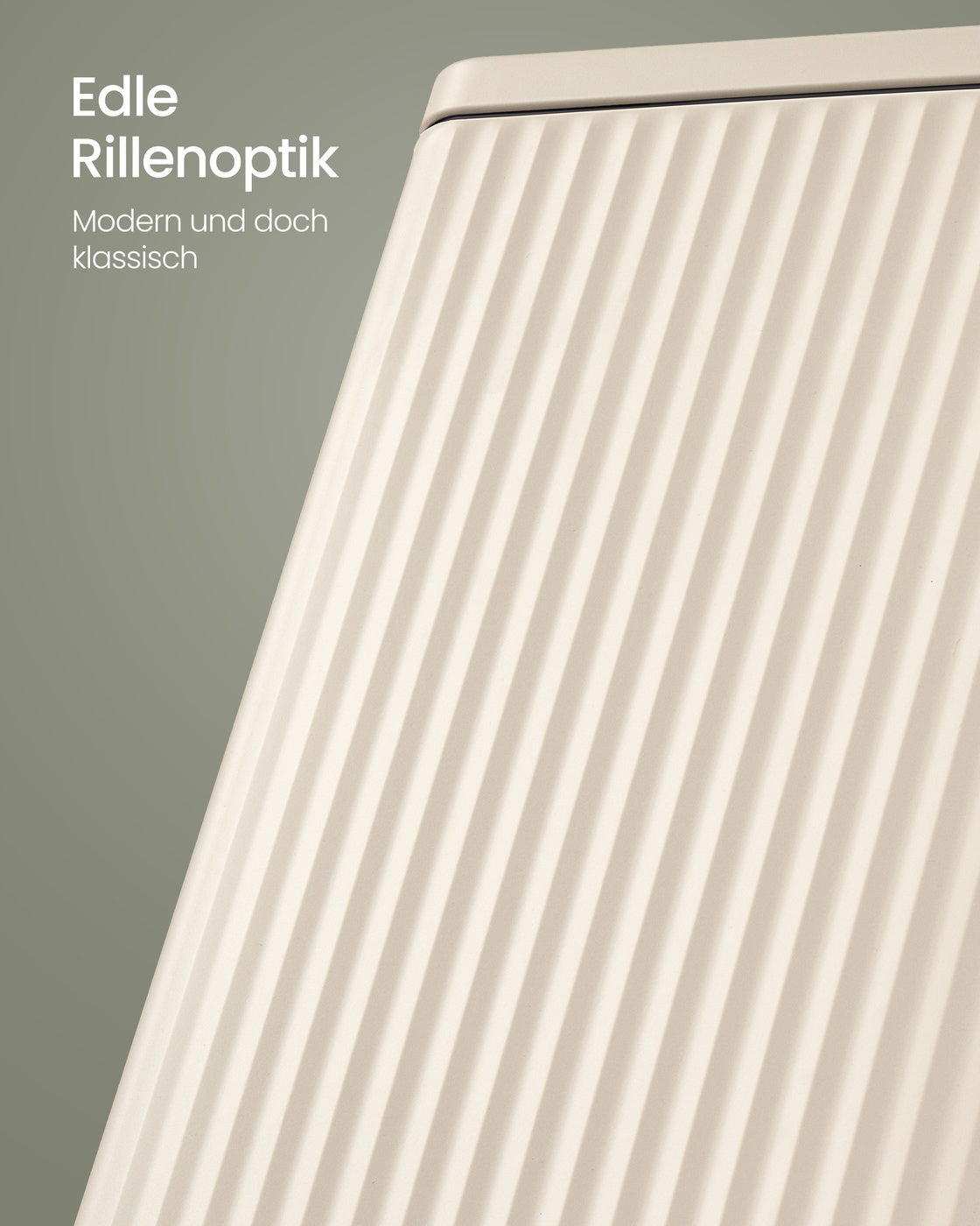 Küchenmülleimer – 50 Liter – Treteimer mit Soft-Close-Deckel – Inneneimer aus Stahl – Inklusive 15 Müllbeuteln