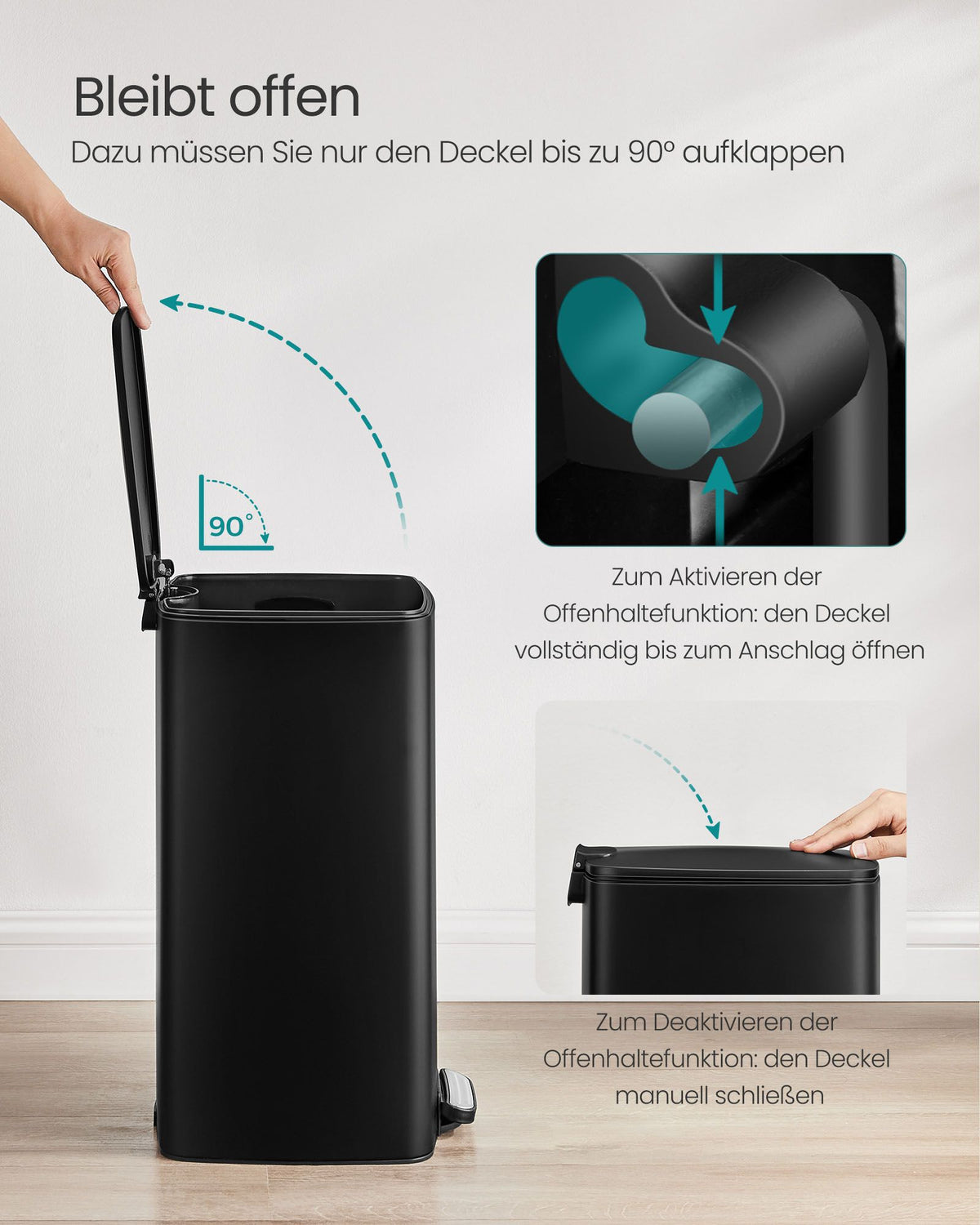 Treteimer 20 oder 30L - Stilvoll - Soft-Close