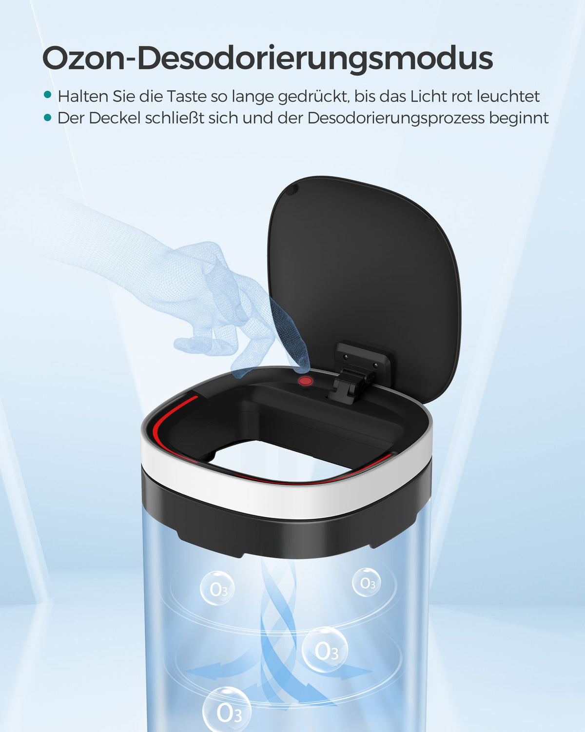Smart Sensor Abfalleimer 50L - Mülleimer - Kompakt