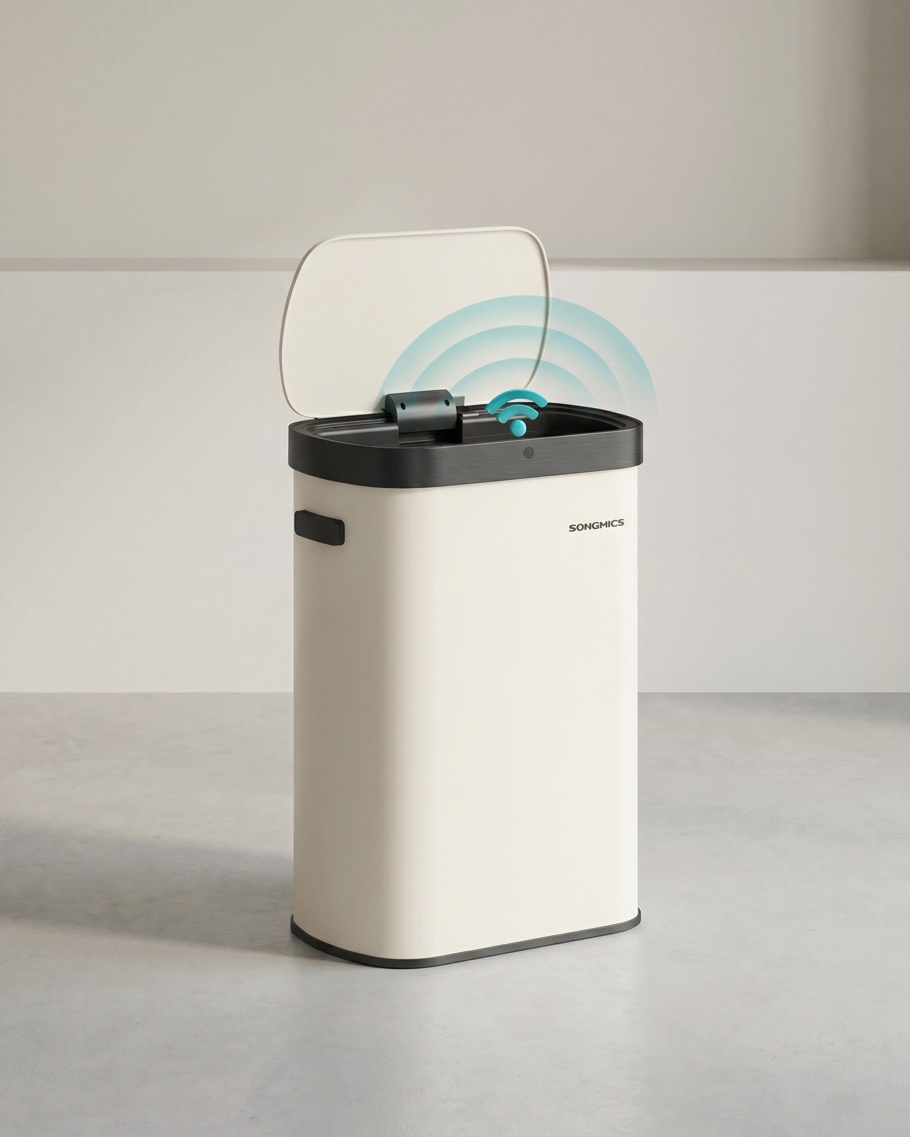 Großer Automatischer Mülleimer 50L - Mit Sensor Und Softclose-Deckel - Für Küche Oder Büro