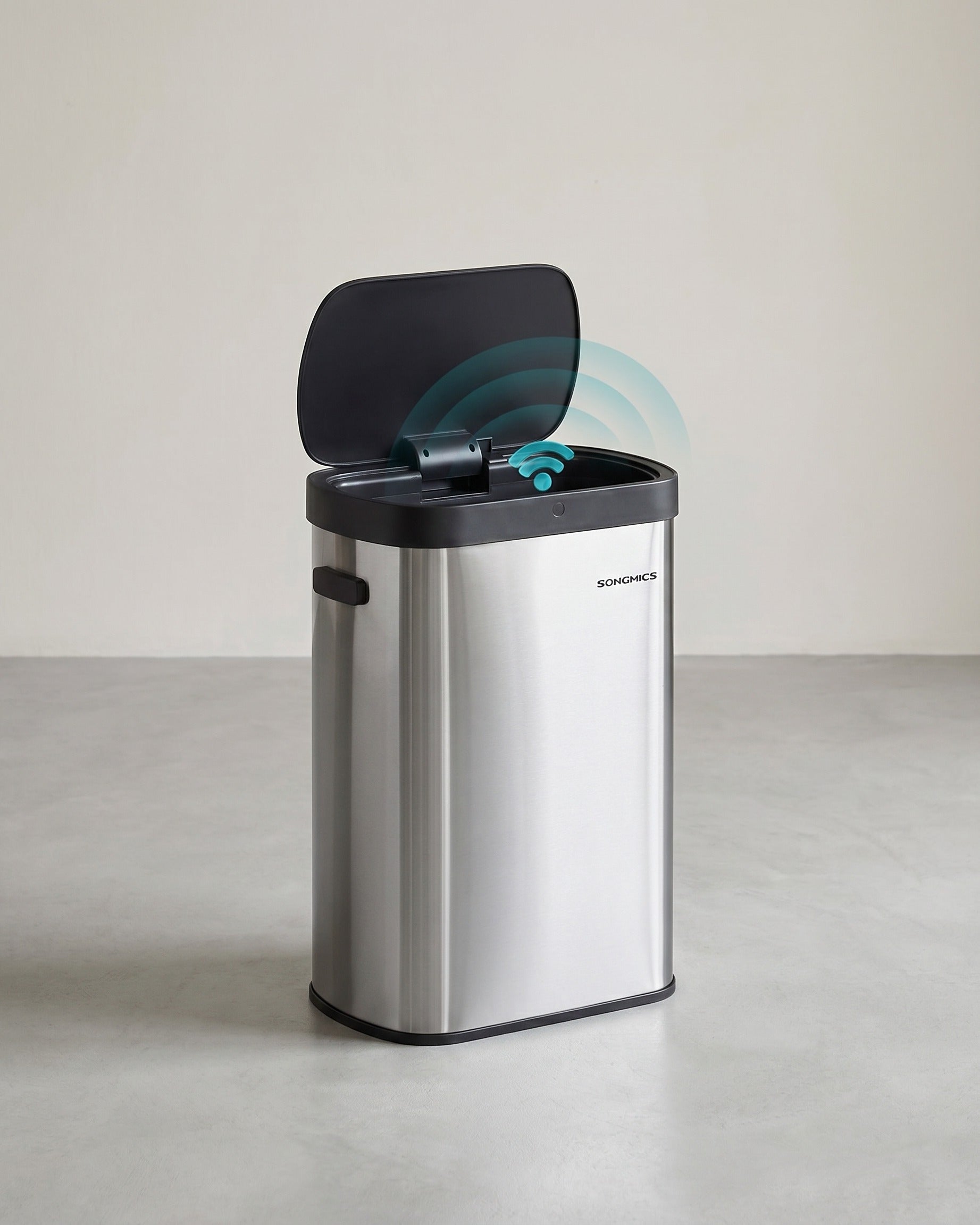 Großer Automatischer Mülleimer 50L - Mit Sensor Und Softclose-Deckel - Für Küche Oder Büro