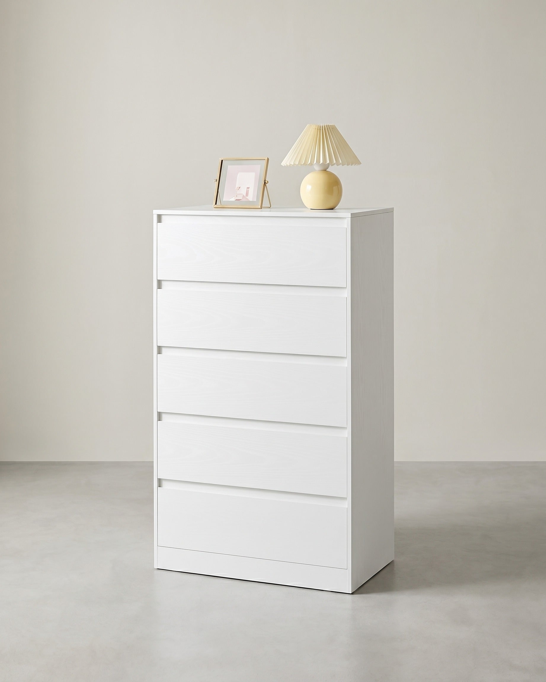 Sideboard - 5 Schubladen - 40 x 60 x 97 cm - Für Schlafzimmer Oder Flur