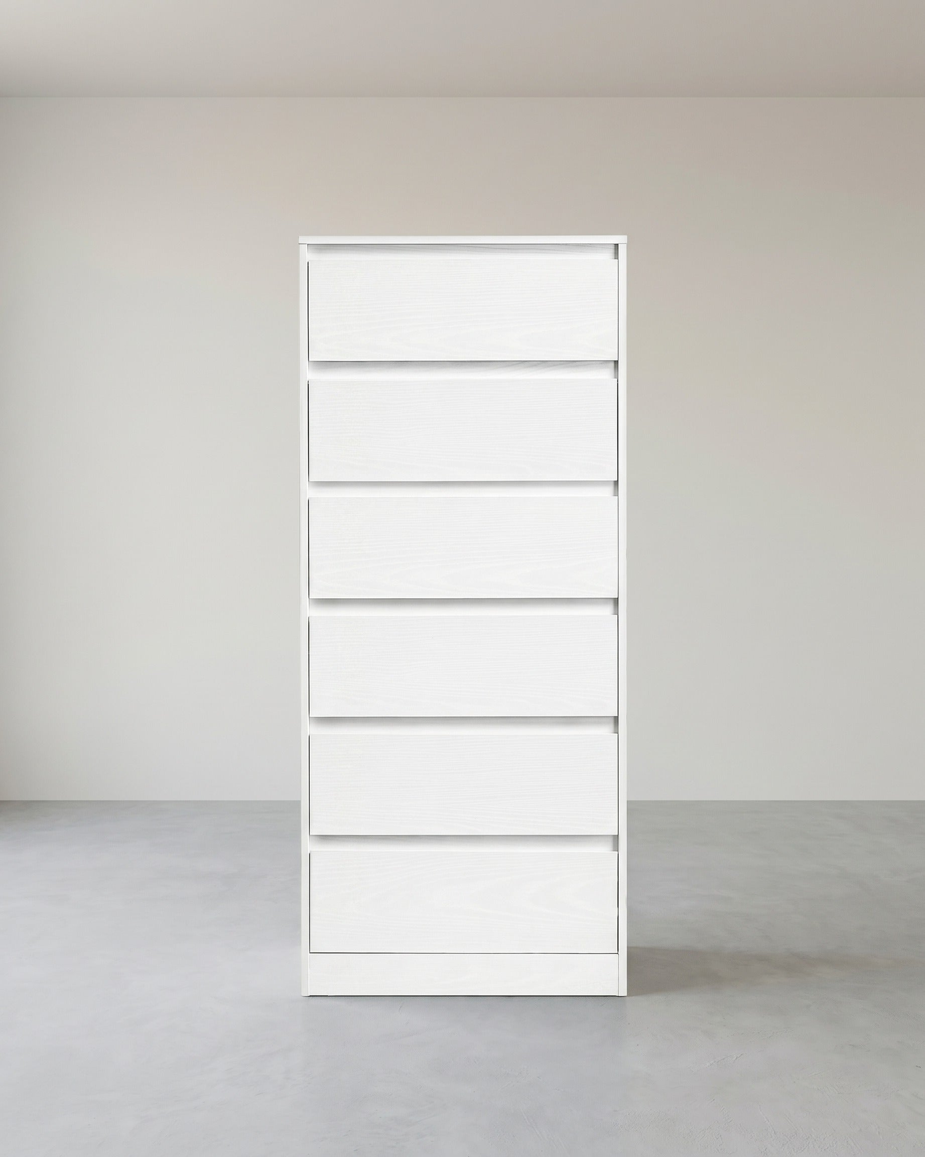 Sideboard Mit 6 Schubladen - Hohe Schubladenkommode - Für Schlafzimmer Und Flur