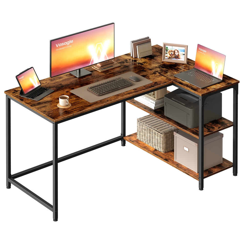Eckschreibtisch In L-Form - Verstellbar - Für Homeoffice