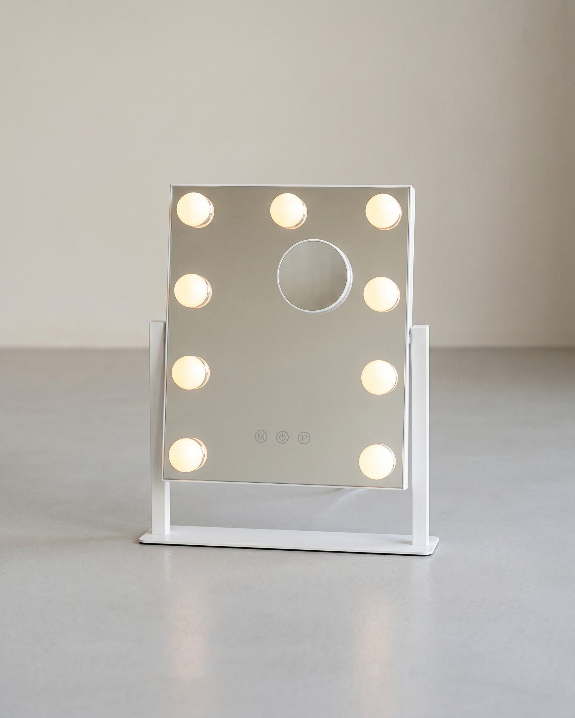 Schminkspiegel - 9 LED-Lampen - Mit USB-Ladegerät Und Touch-Bedienung